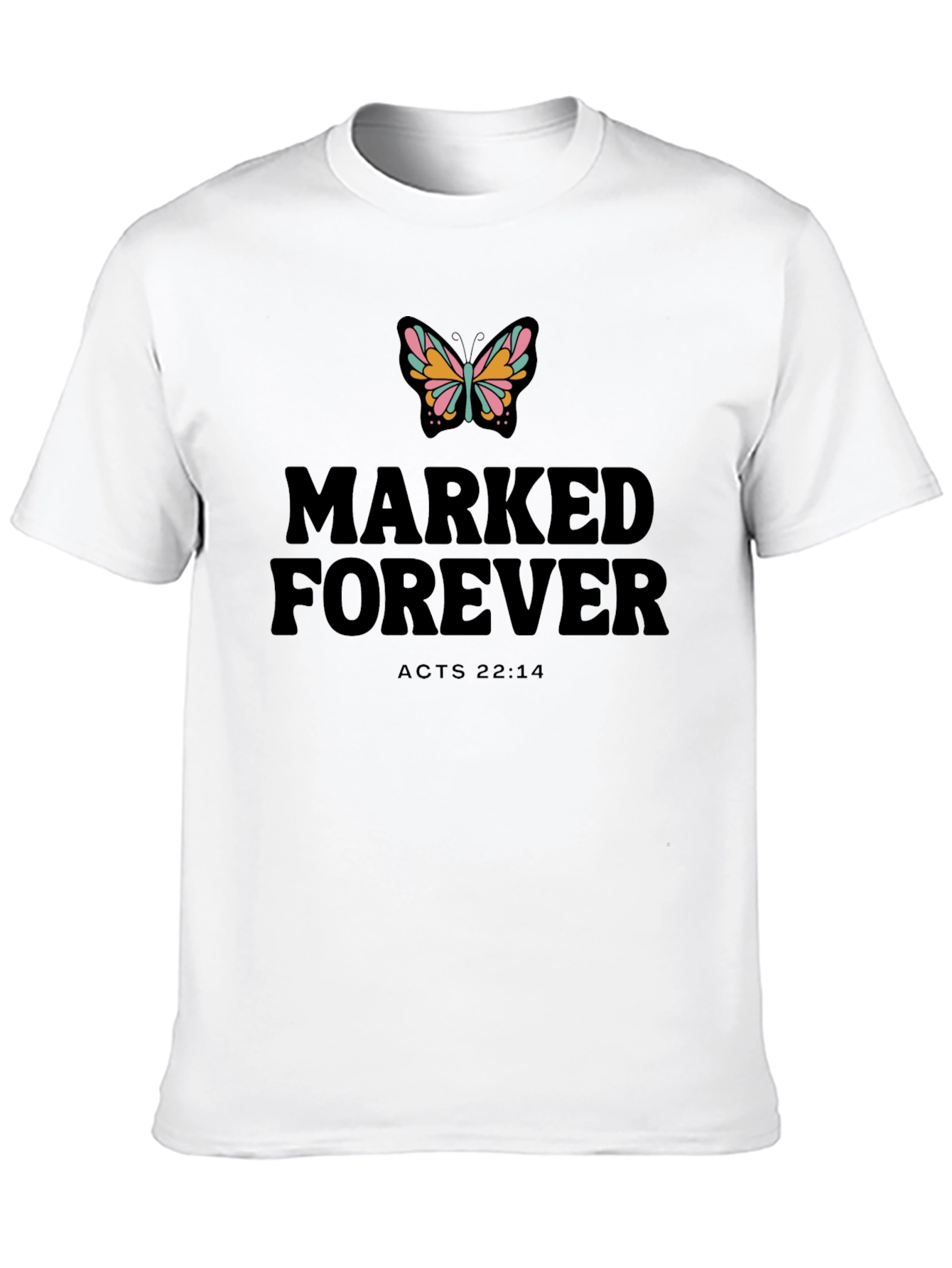 Black Marked Forever T-Shirt view 10
