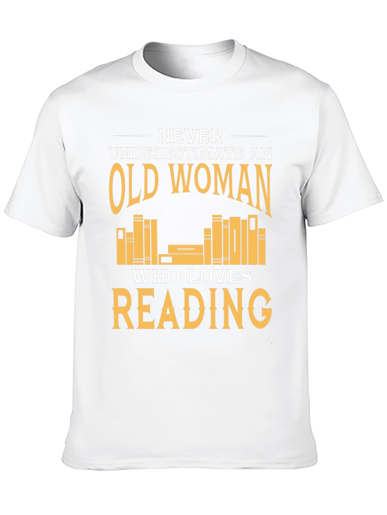 Black Funny Old Woman Reading T-Shirt view 10