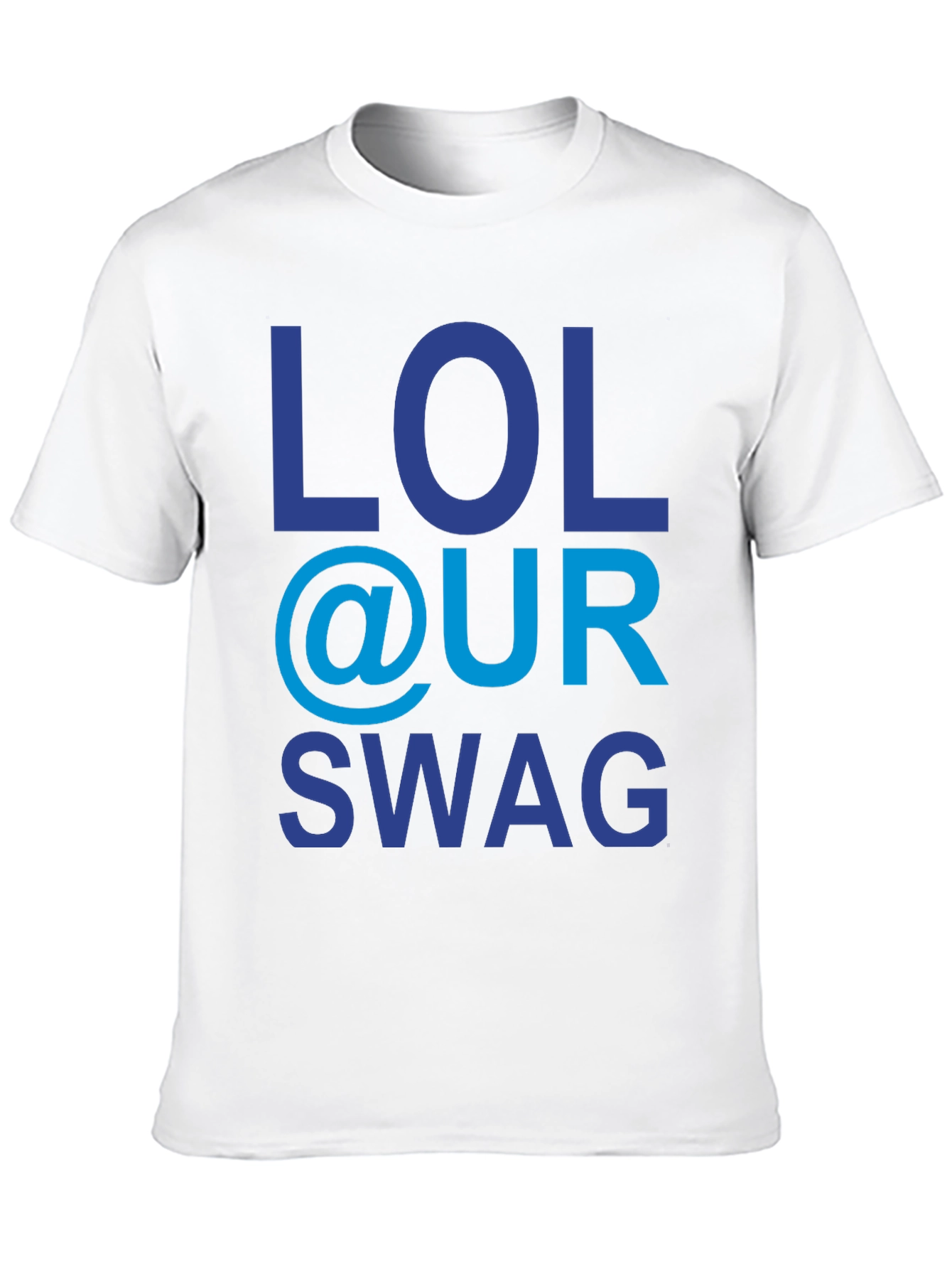 Black LOL @ UR SWAG Graphic Tee - Trendy & Fun! view 10
