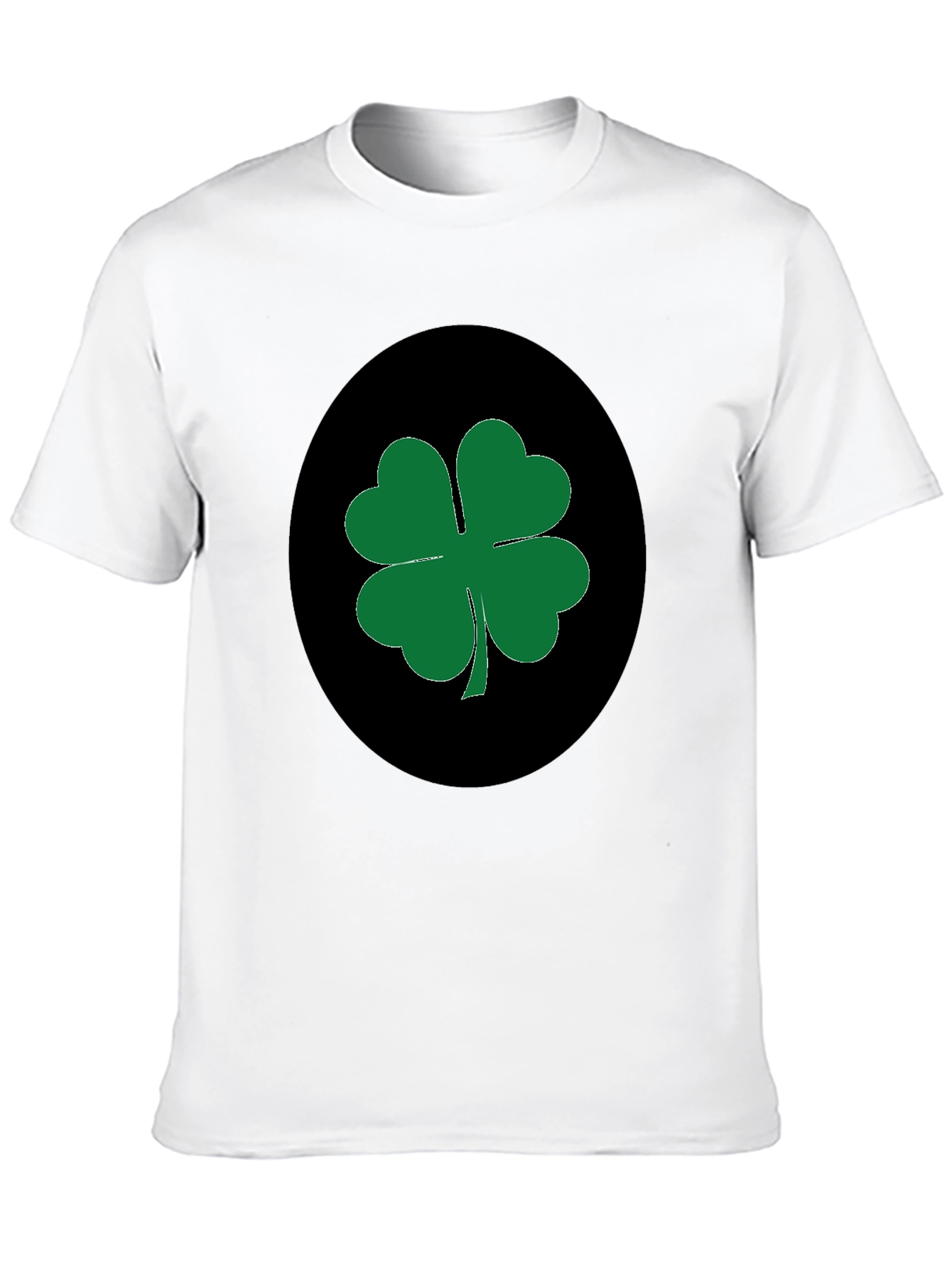 Black Lucky Clover Black T-Shirt view 10