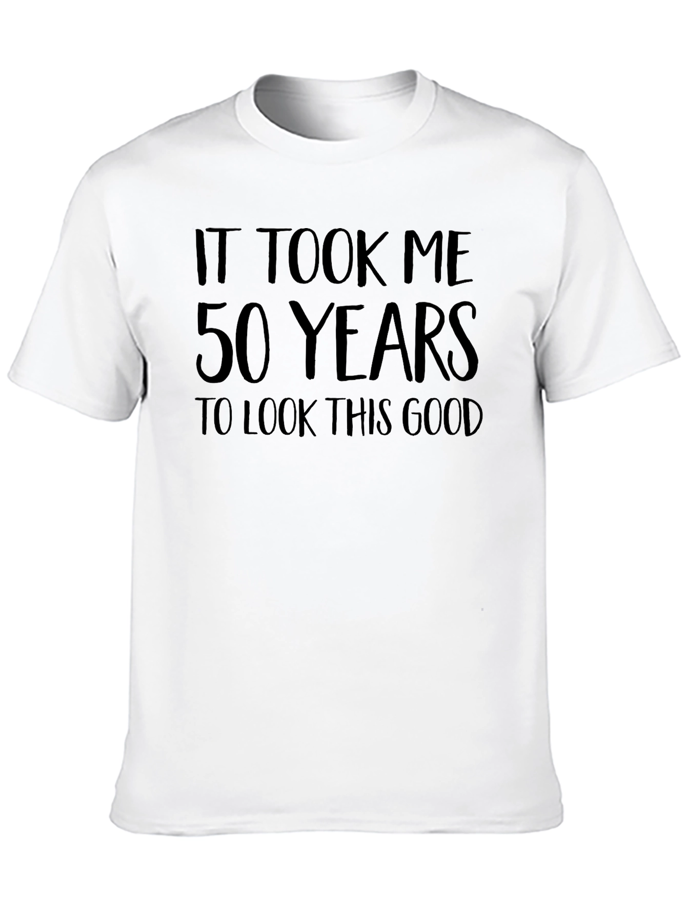 Black Funny 50th Birthday T-Shirt - 'It Took Me 50 Years' view 10
