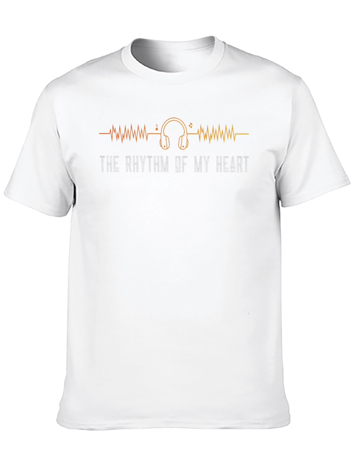 Black The Rhythm Of My Heart - Music Lover T-Shirt view 10
