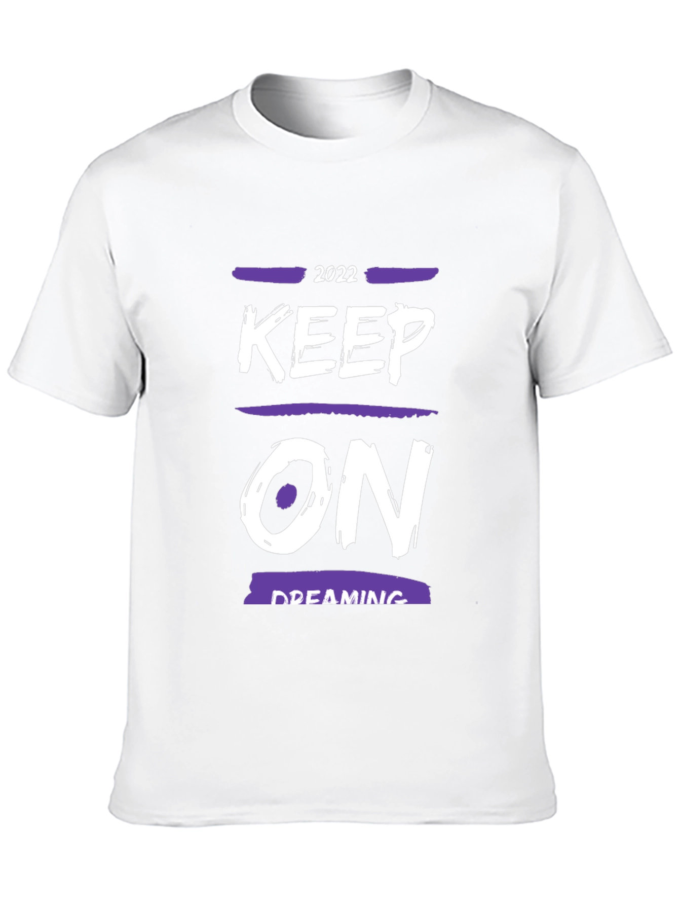 Black Keep On Dreaming Tee - 2022 Graphic Print Crew Neck T-Shirt view 10