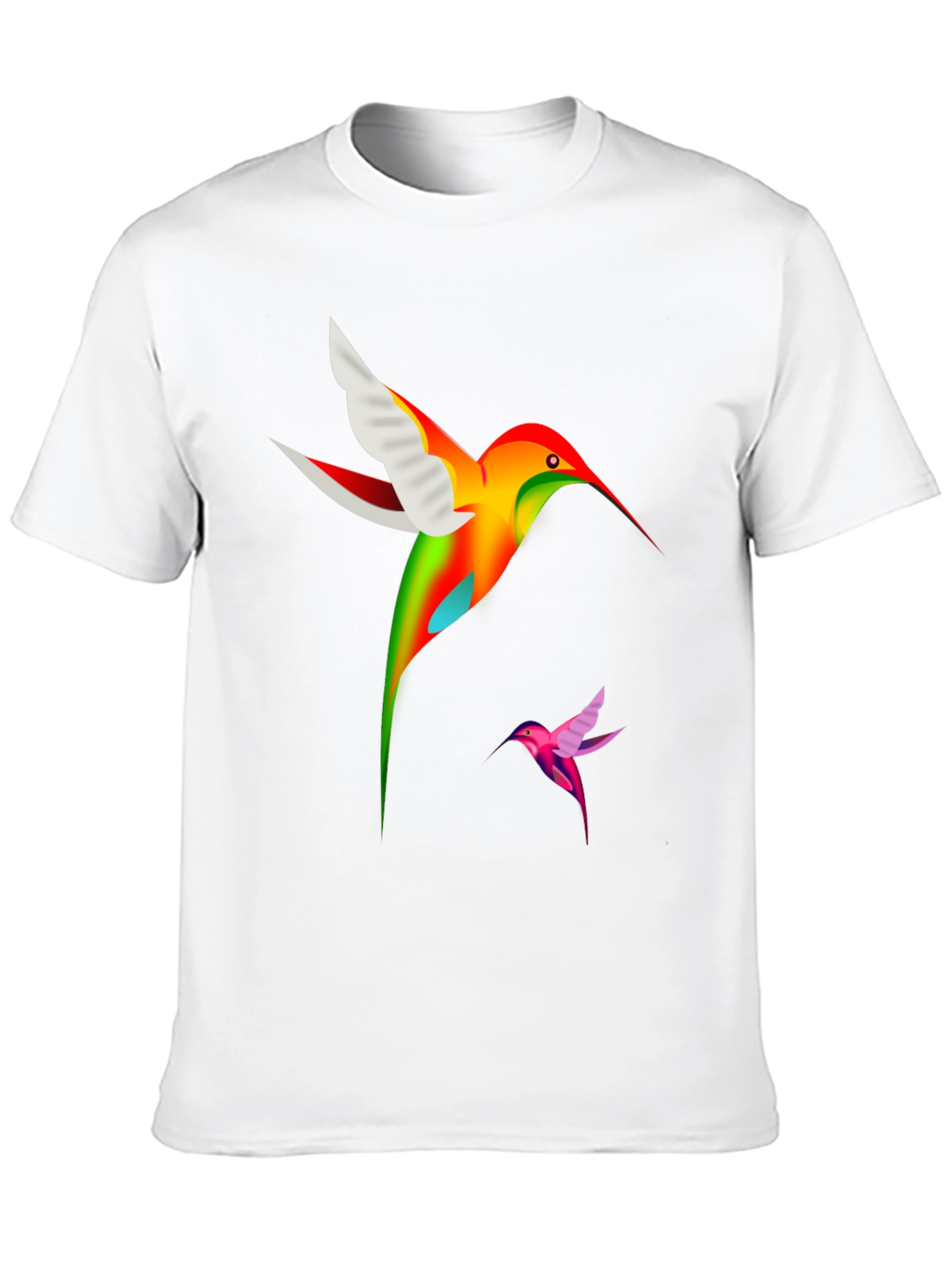 Black Hummingbird Graphic Tee - Bold Bird Design view 10