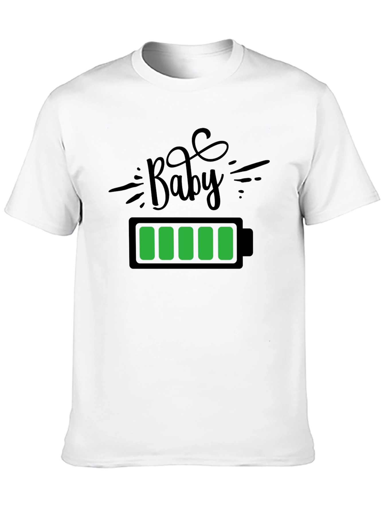 Black Baby Battery T-Shirt view 10