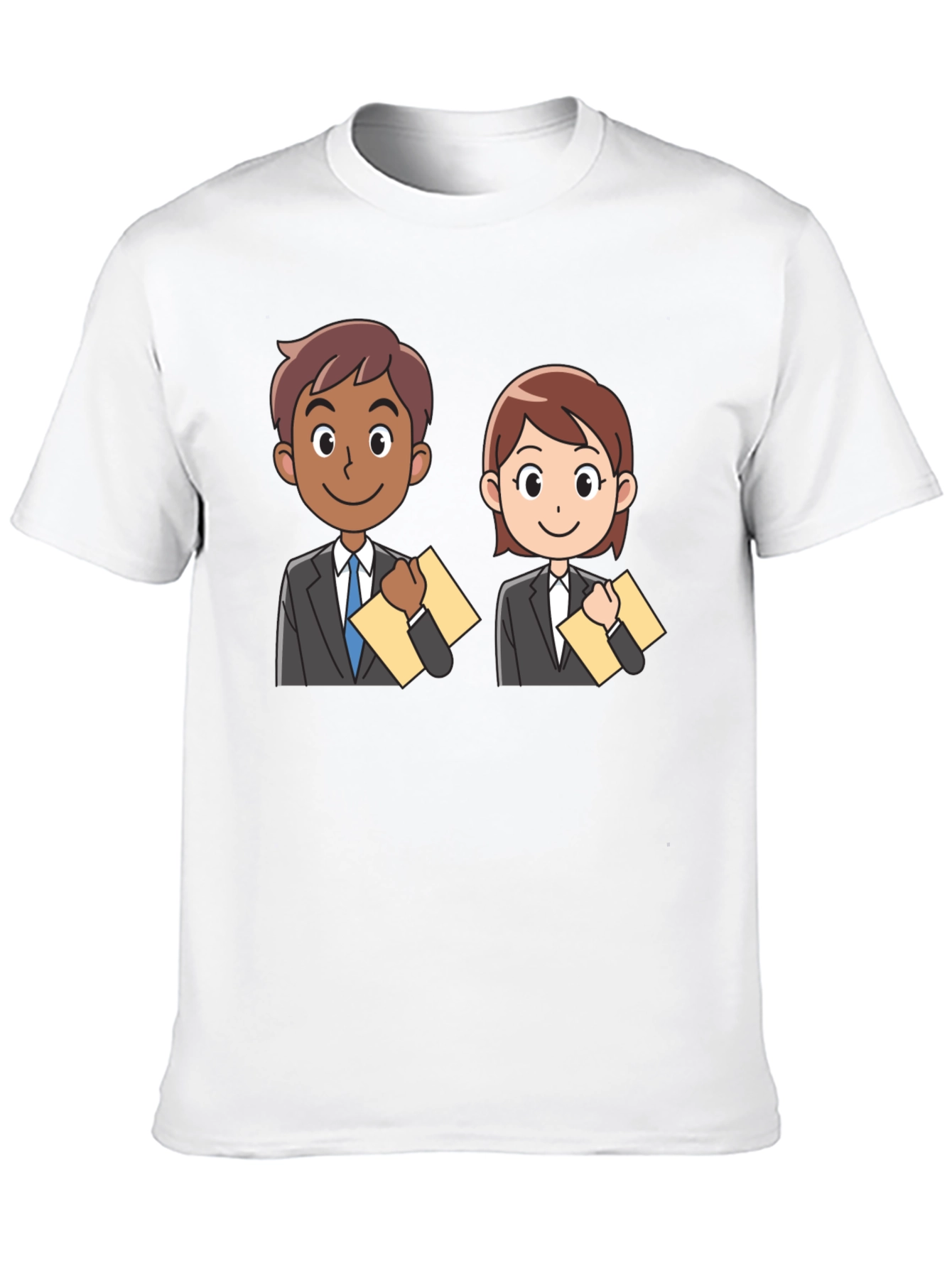 Black Business Ready Cartoon T-Shirt view 10
