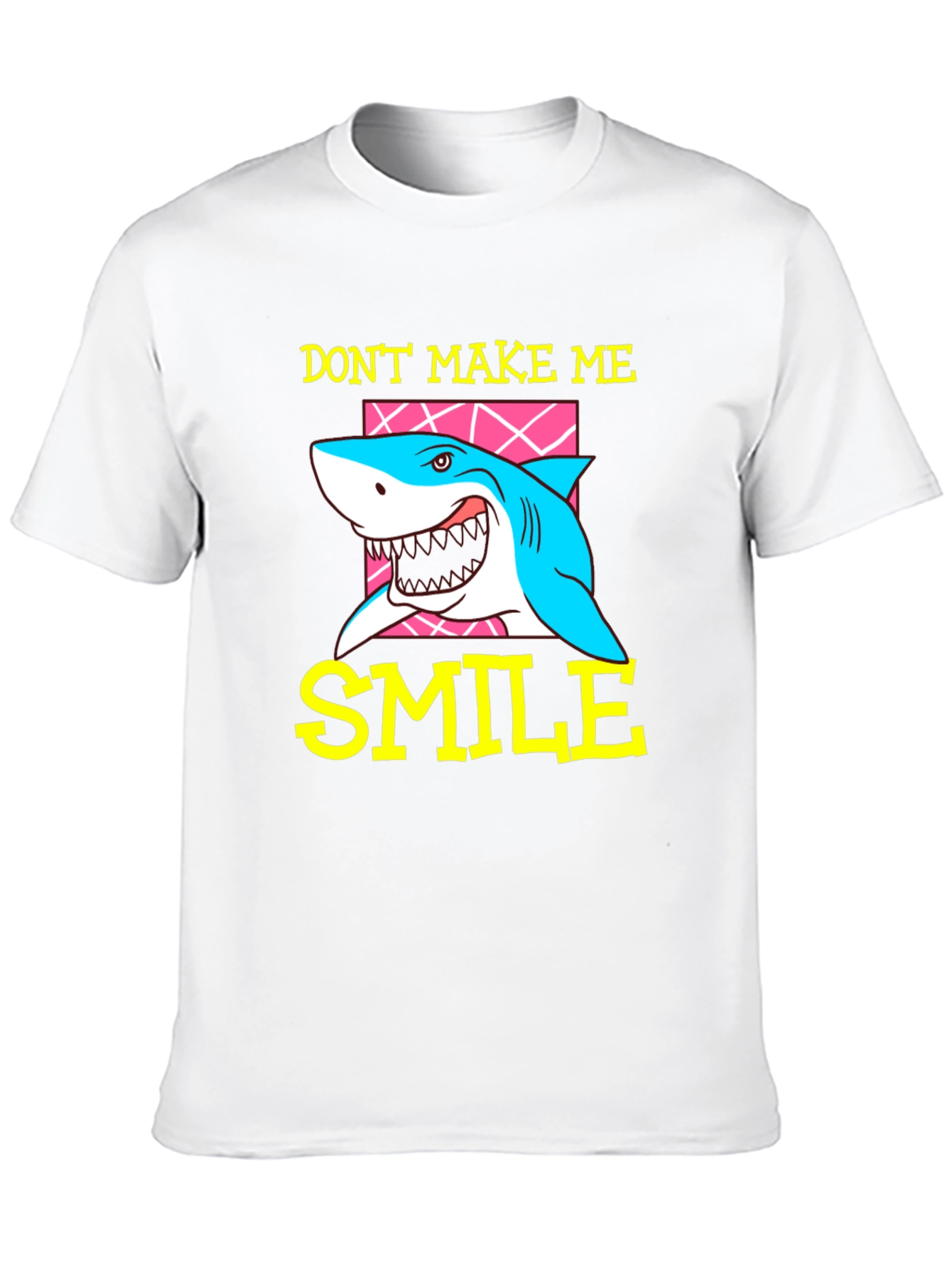 Black Don't Make Me Smile Shark Graphic T-Shirt view 10