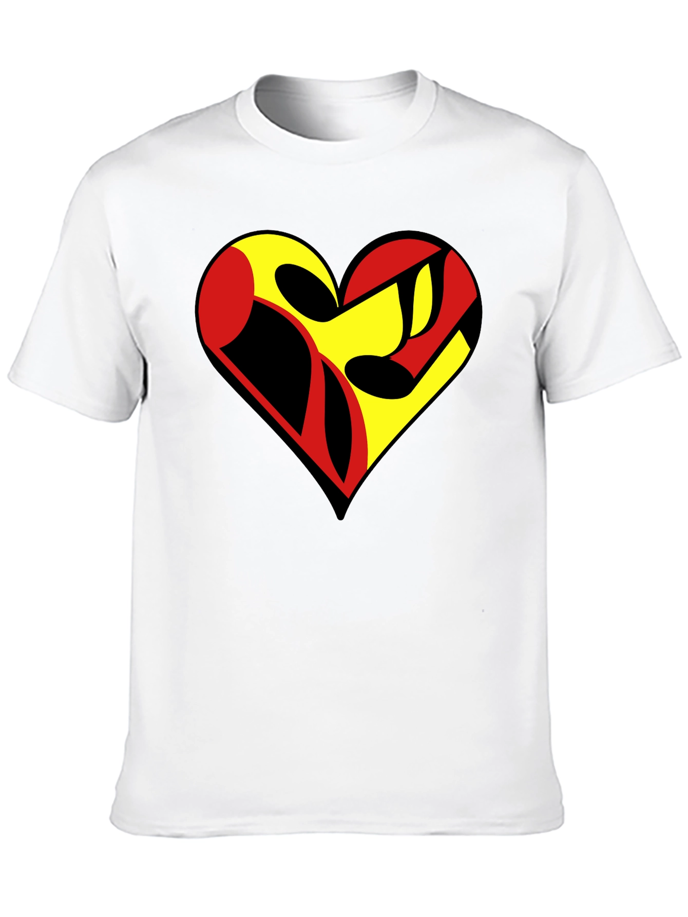 Black Heart Graphic Black T-Shirt view 10