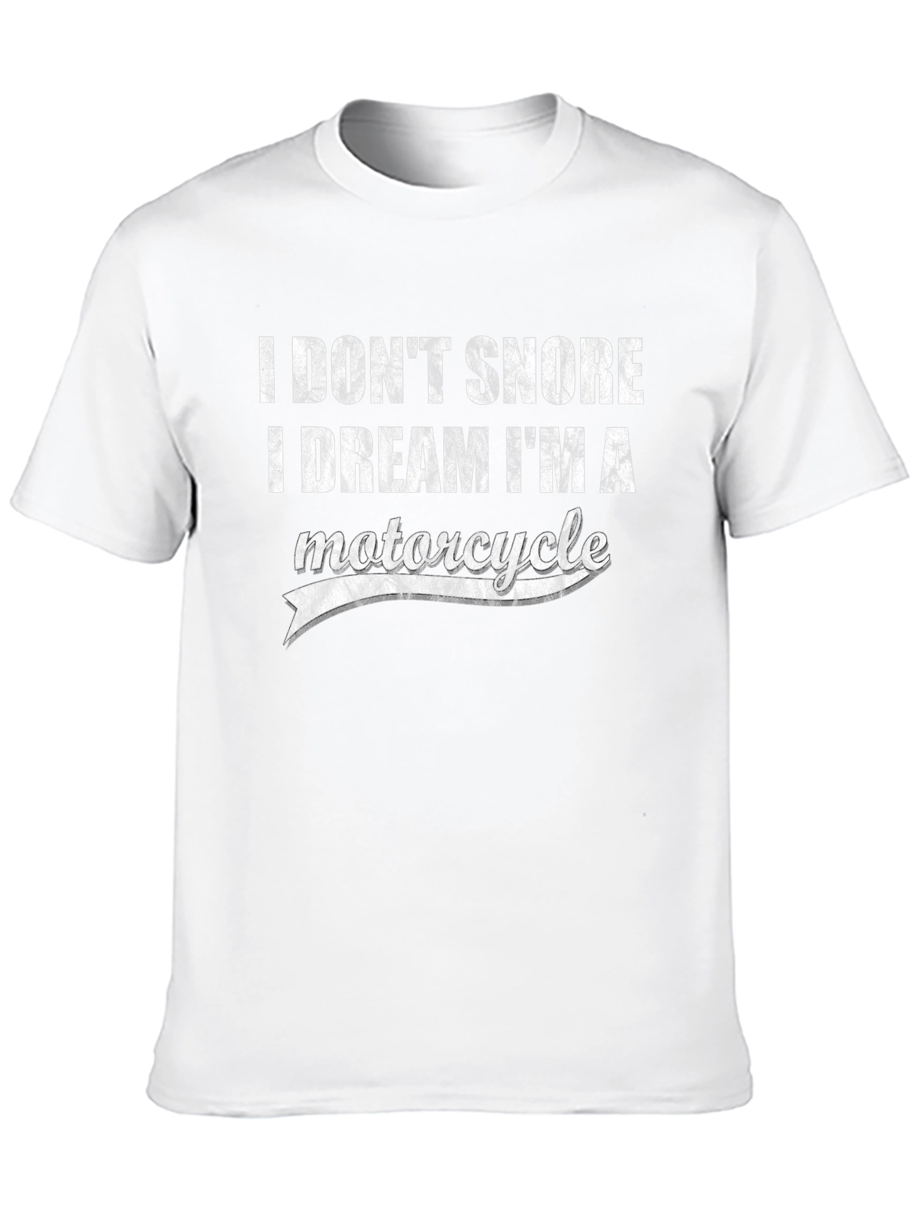 Black I Don't Snore I Dream I'm A Motorcycle Graphic Tee view 10
