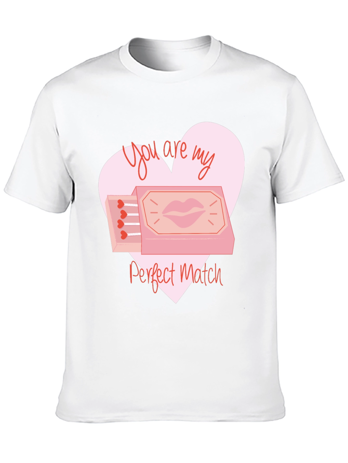Black Perfect Match Graphic T-Shirt - Valentine's Day view 10