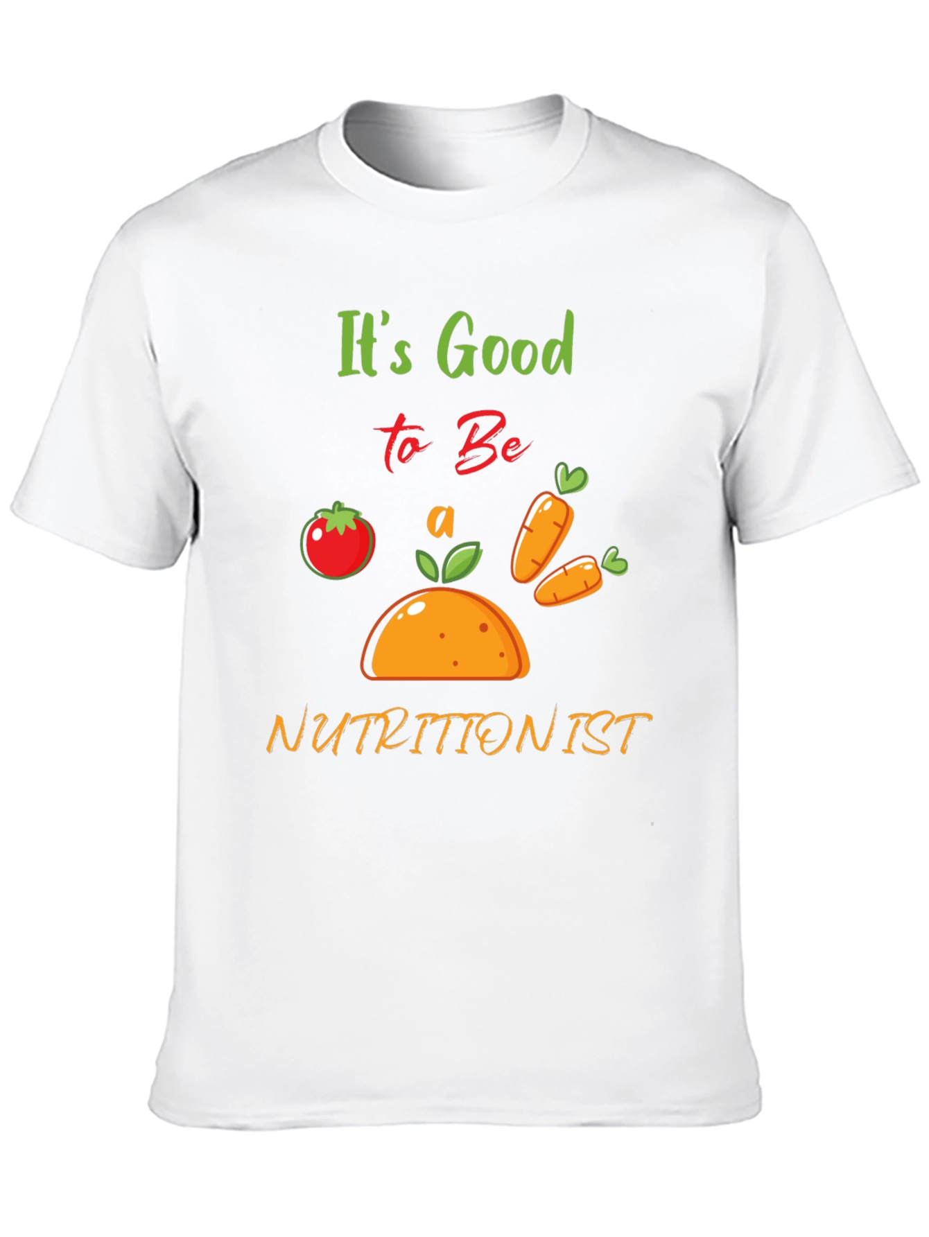 Black It's Good to Be a Nutritionist T-Shirt - Black view 10