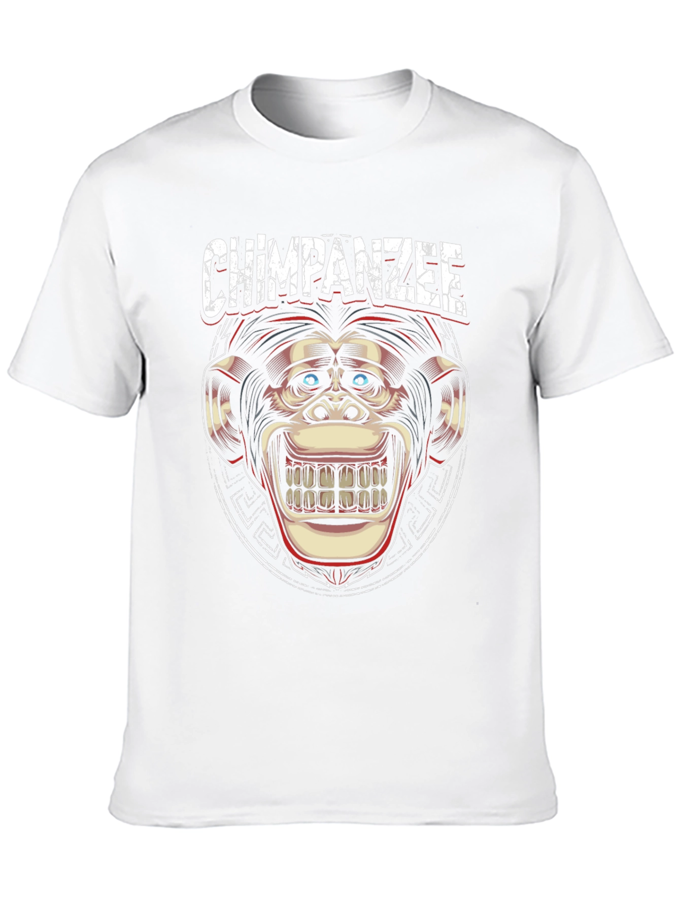 Black Chimpanzee Graphic Print T-Shirt view 10