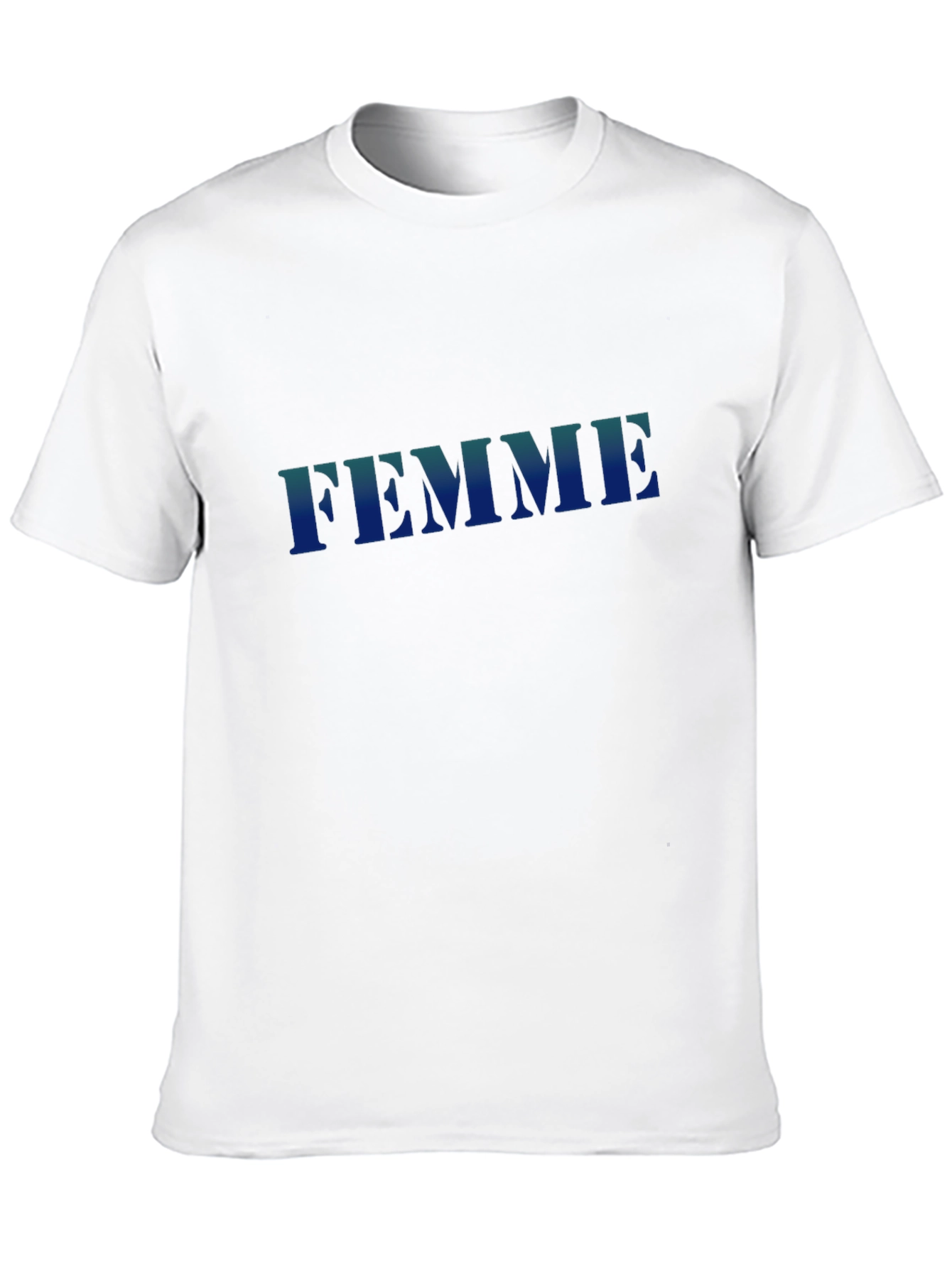 Black Femme Graphic T-Shirt - Trendy Casual Wear view 10