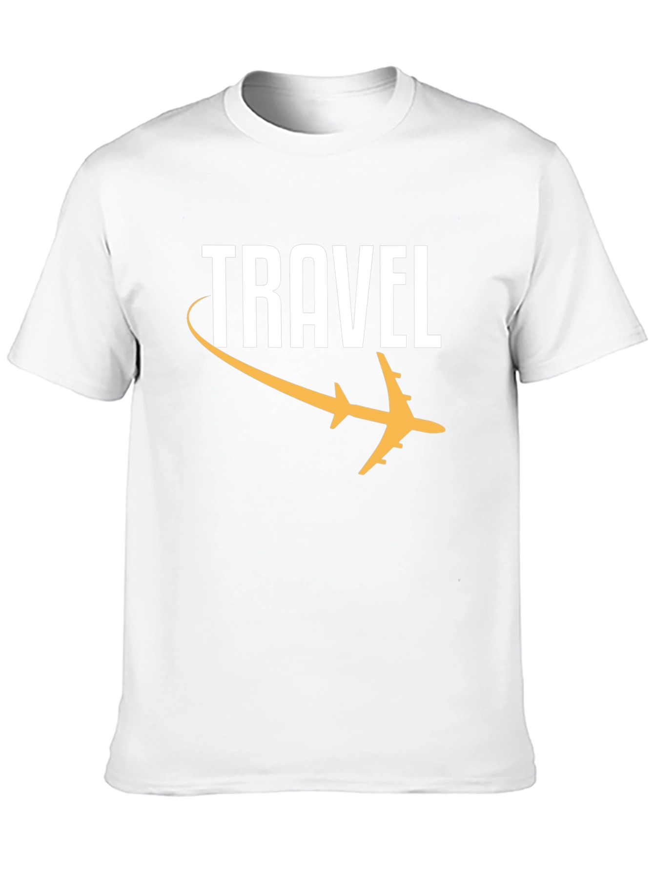 Black Travel Graphic Tee - Black Airplane T-Shirt view 10
