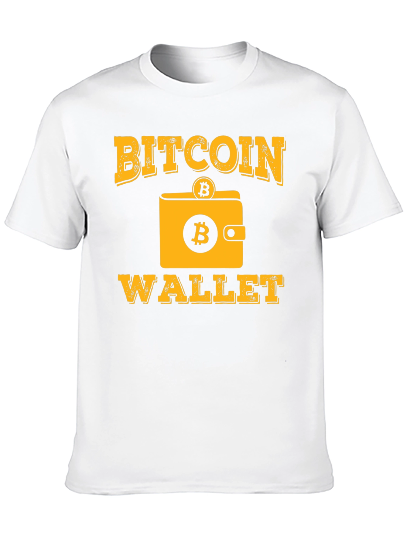 Black Bitcoin Wallet T-Shirt - Crypto Tee view 10