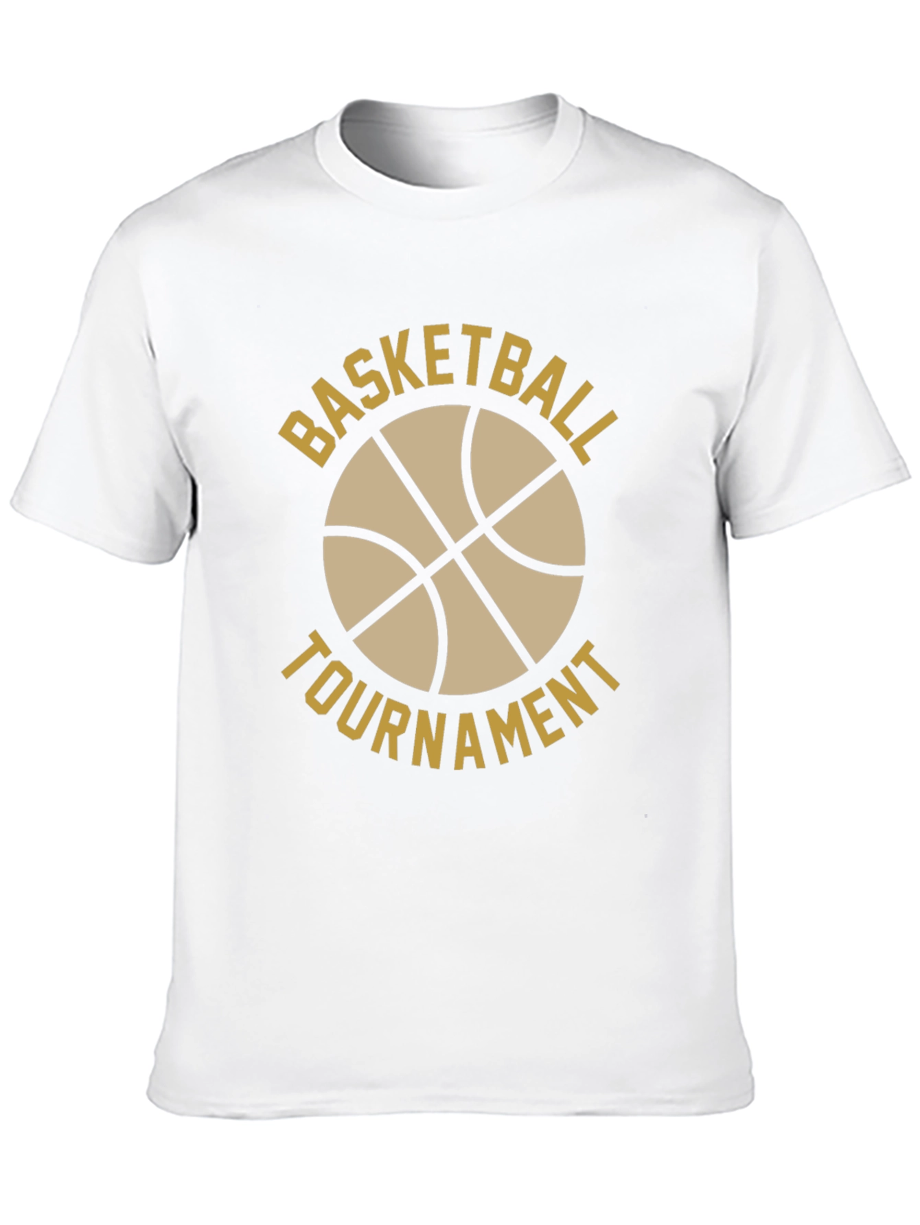 Black Basketball Tournament Black T-Shirt view 10