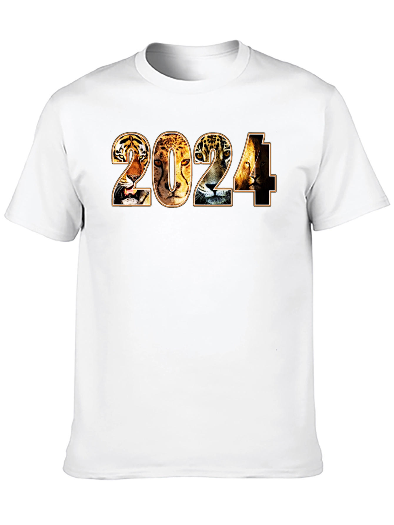 Black 2024 Animal Print T-Shirt view 10