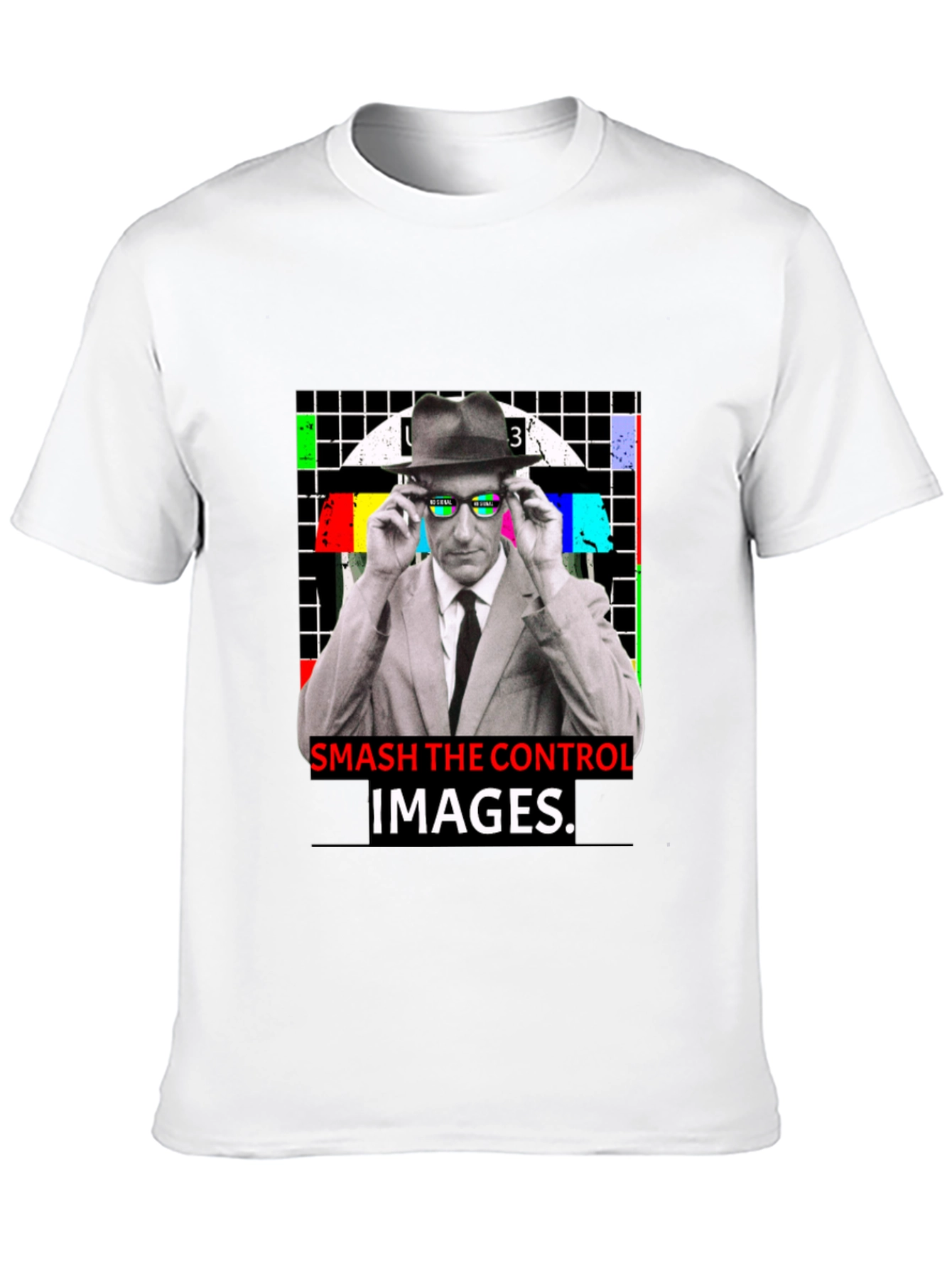 Black Smash The Control Images Graphic T-Shirt view 10