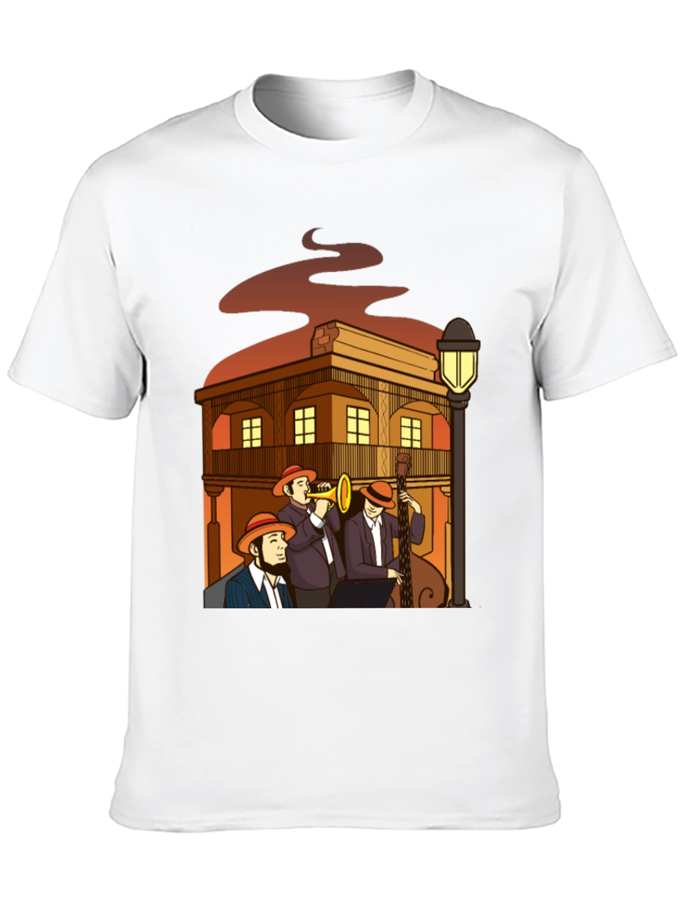 Black Jazz Band T-Shirt - New Orleans Style view 10