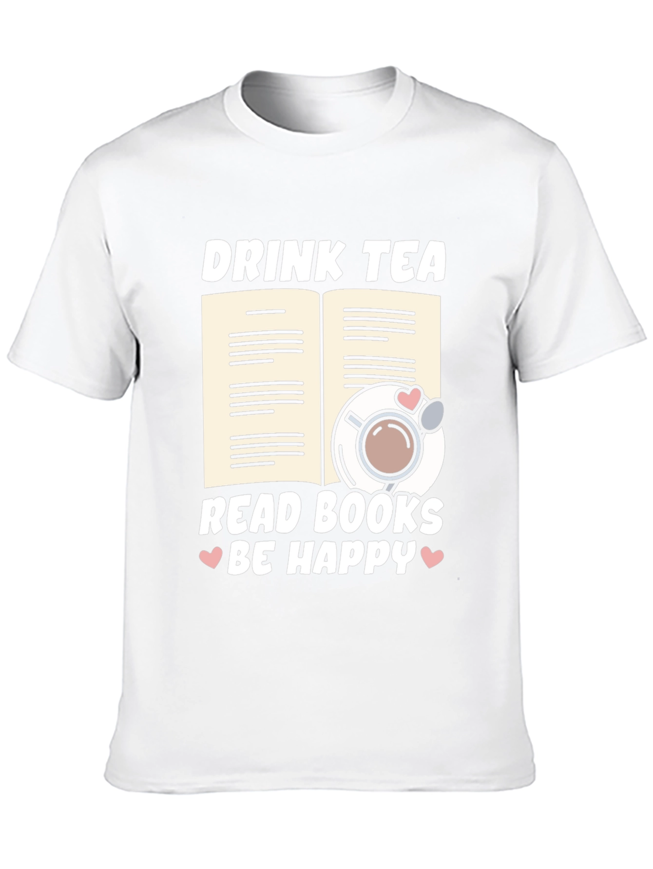 Black Drink Tea Read Books T-Shirt view 10