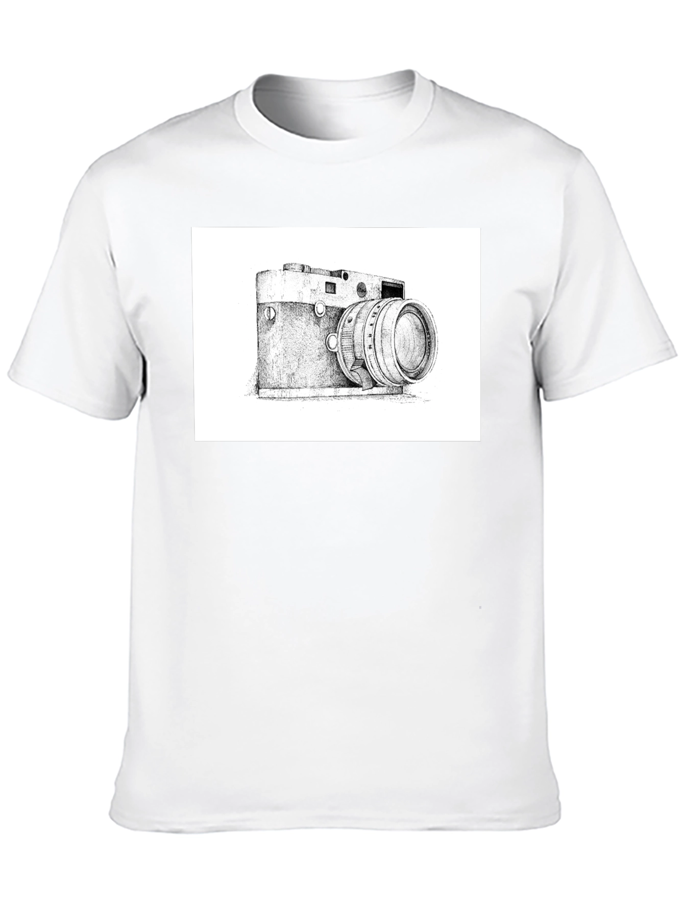Black Vintage Camera Graphic T-Shirt - Classic Style view 10