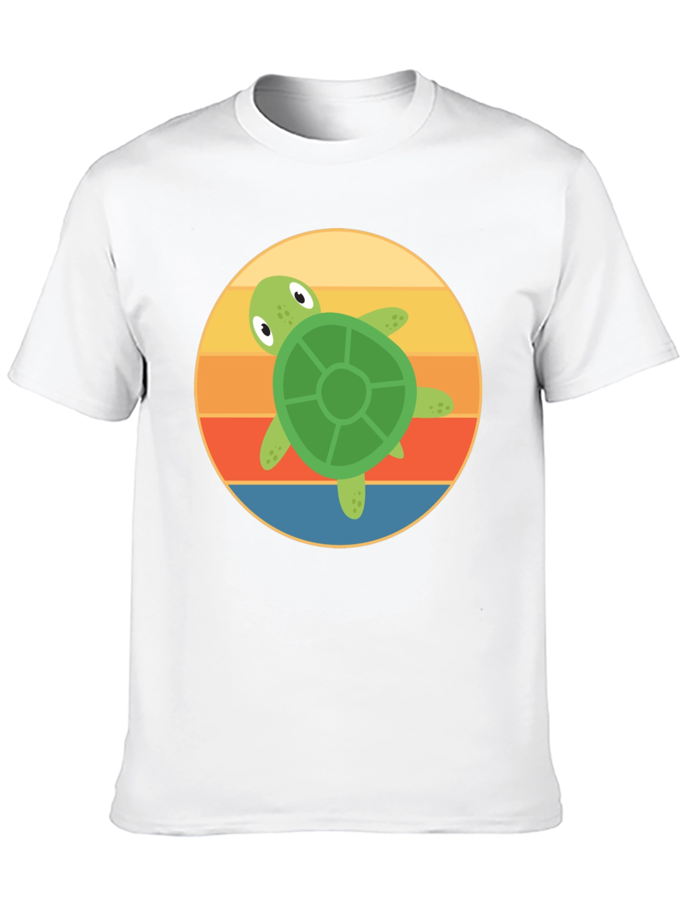 Black Retro Turtle Graphic Tee view 10