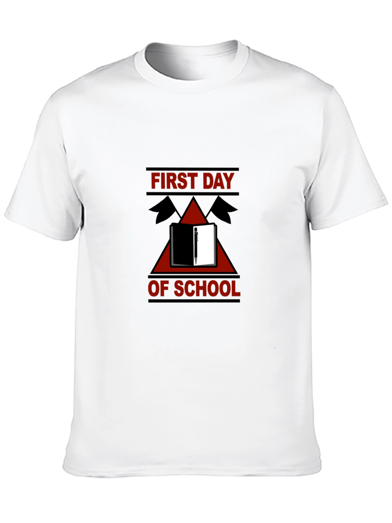 Black First Day of School T-Shirt, Back to School Tee view 10