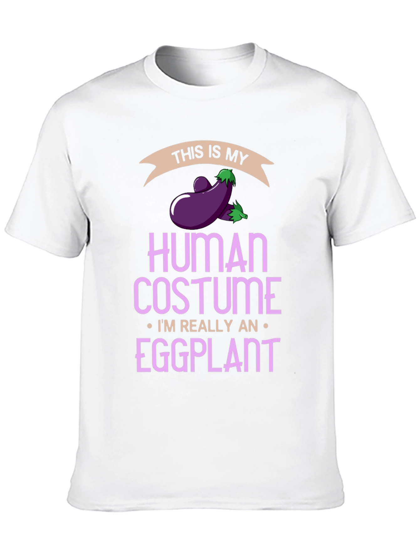 Eggplant Human Costume Funny T-Shirt - 10