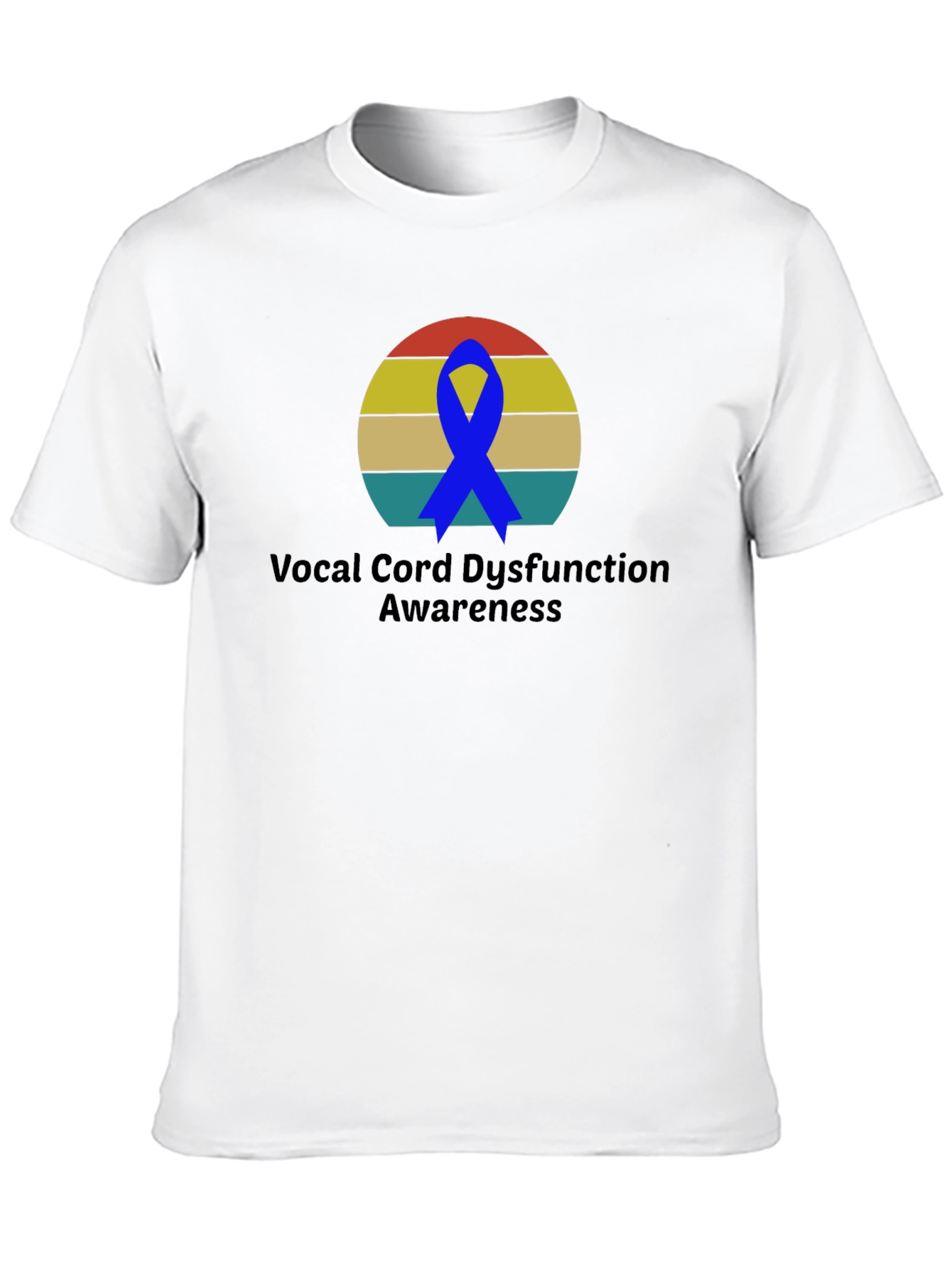 Vocal Cord Dysfunction Awareness Ribbon T-Shirt - 10