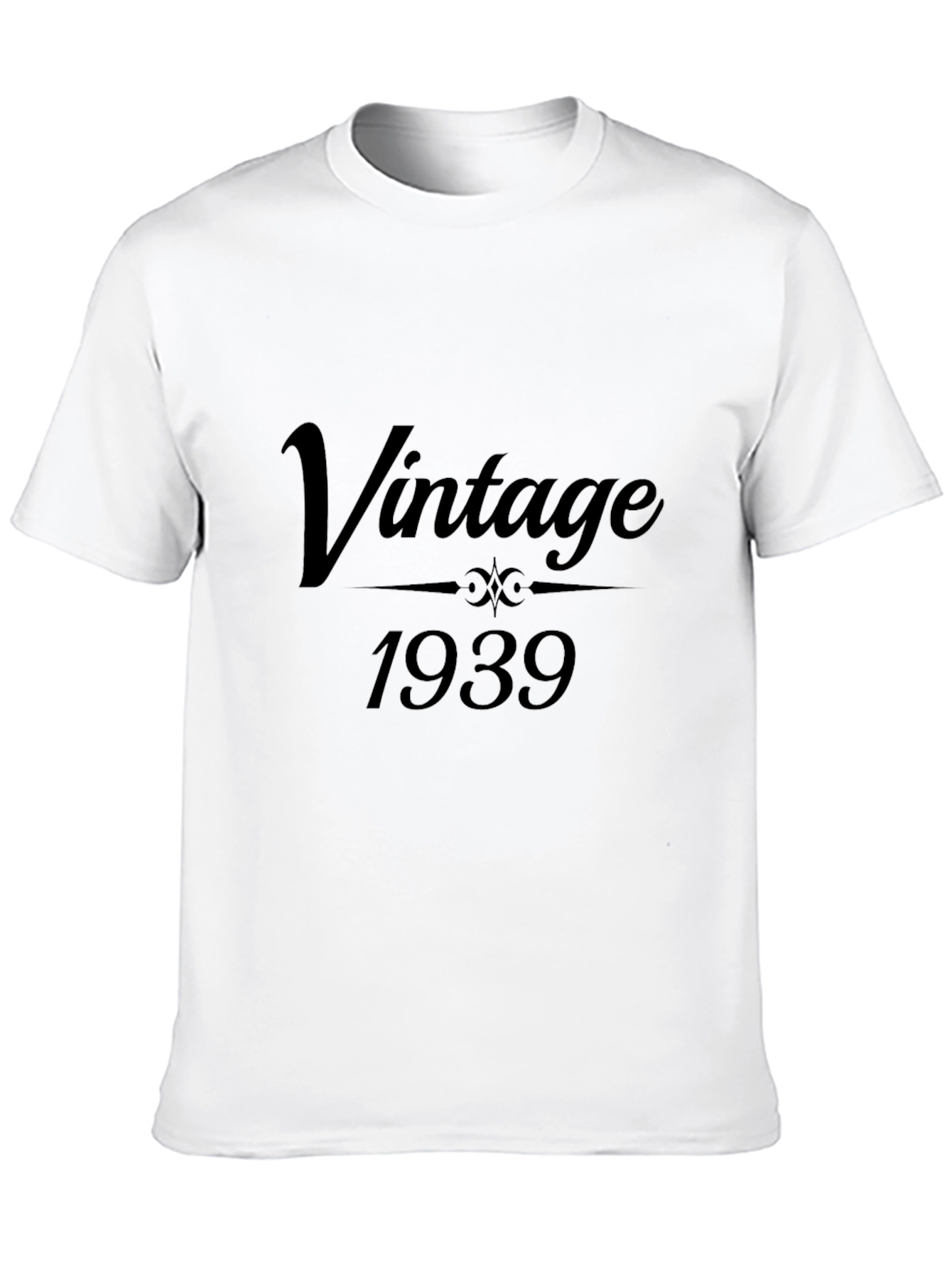 Black Vintage 1939 T-Shirt - Classic Birthday Gift view 10