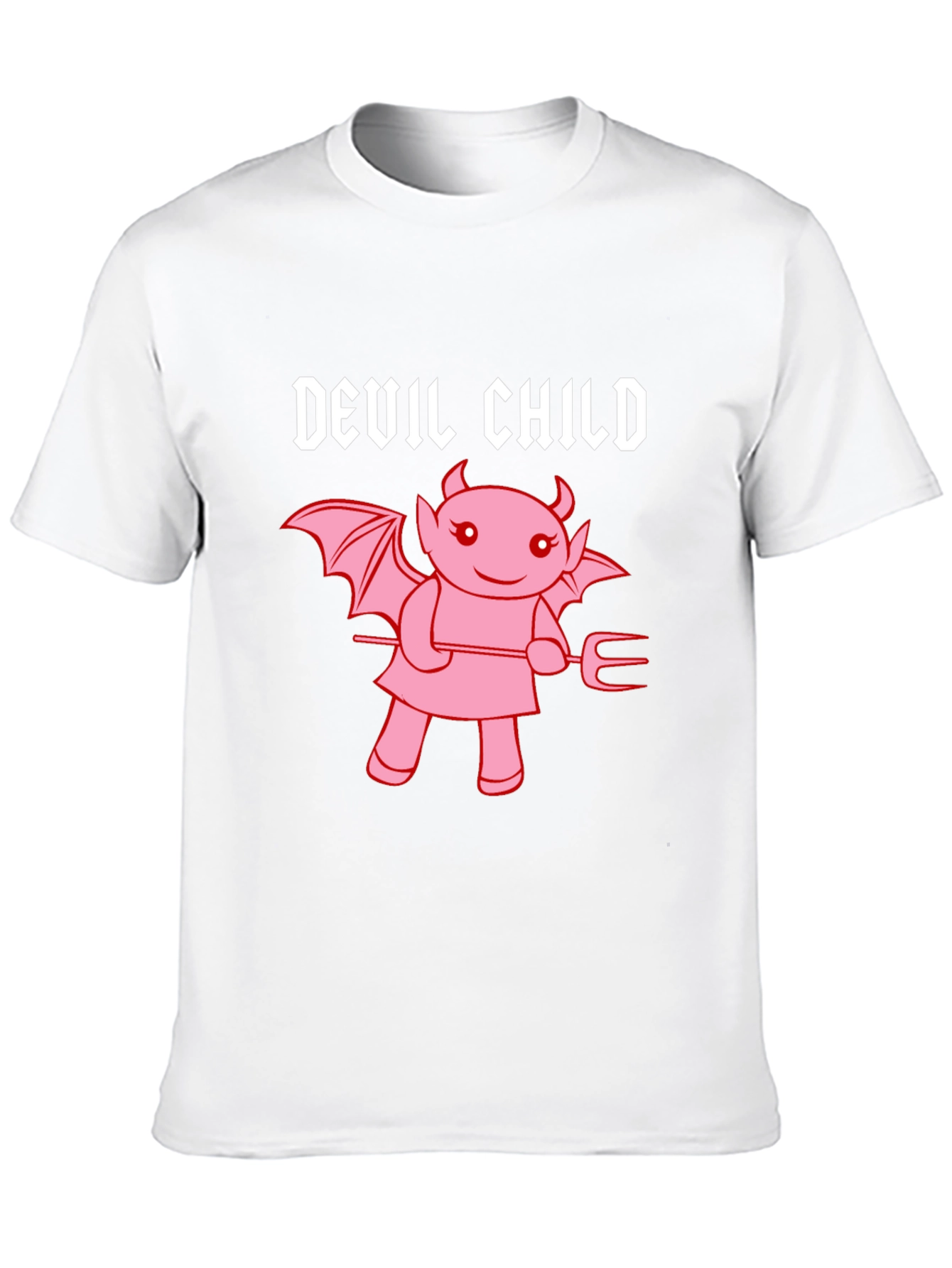 Black Devil Child Graphic Tee - Unisex Black T-Shirt view 10