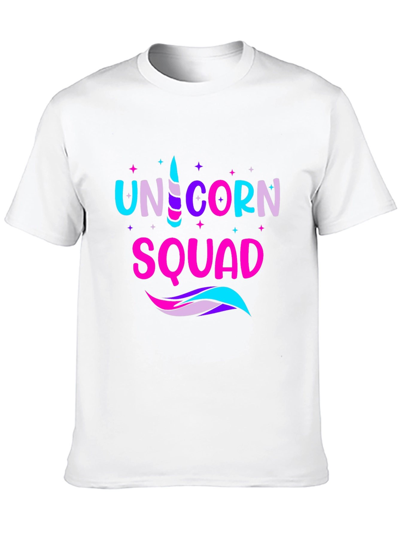 Black Unicorn Squad T-Shirt - Fun Graphic Tee view 10