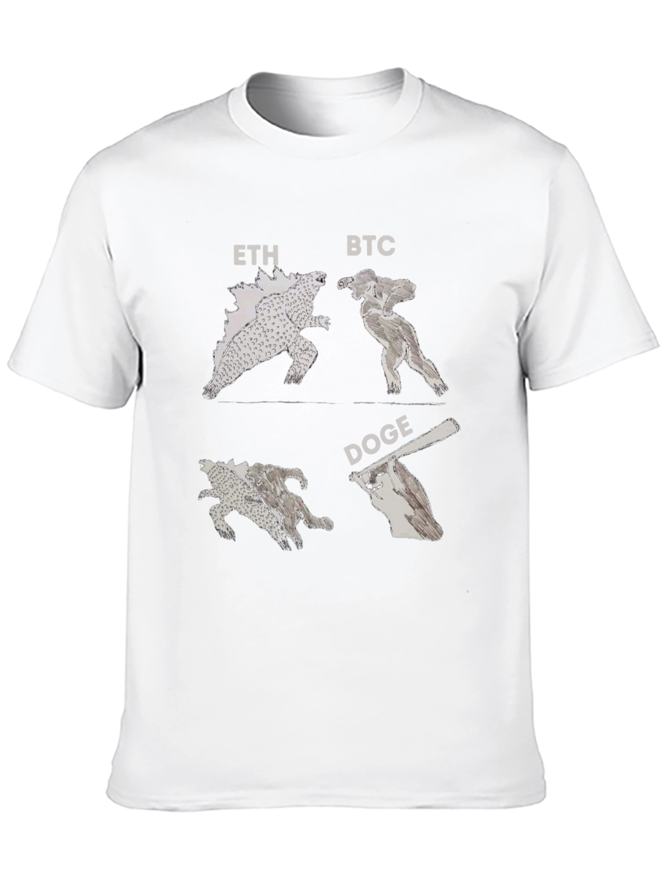 Black Crypto Showdown T-Shirt view 10