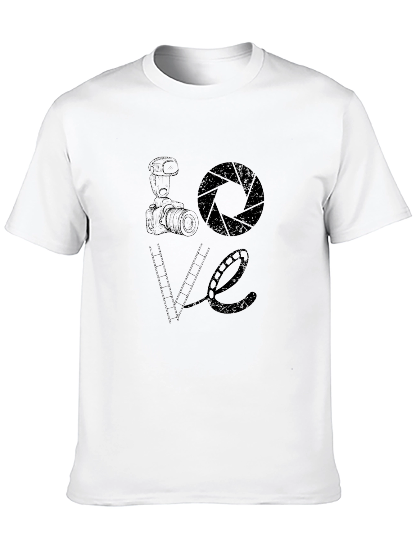 Black Photographer LOVE Graphic Tee view 10