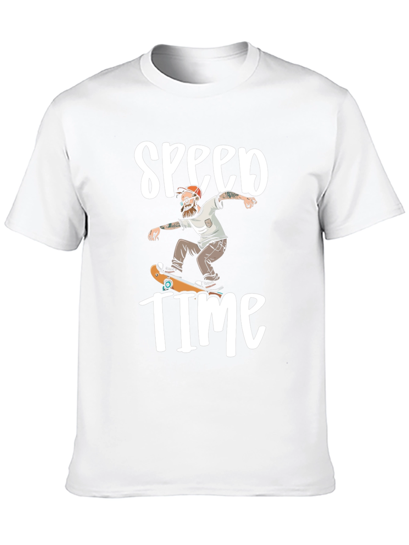 Black Speed Time Skater Graphic Tee view 10