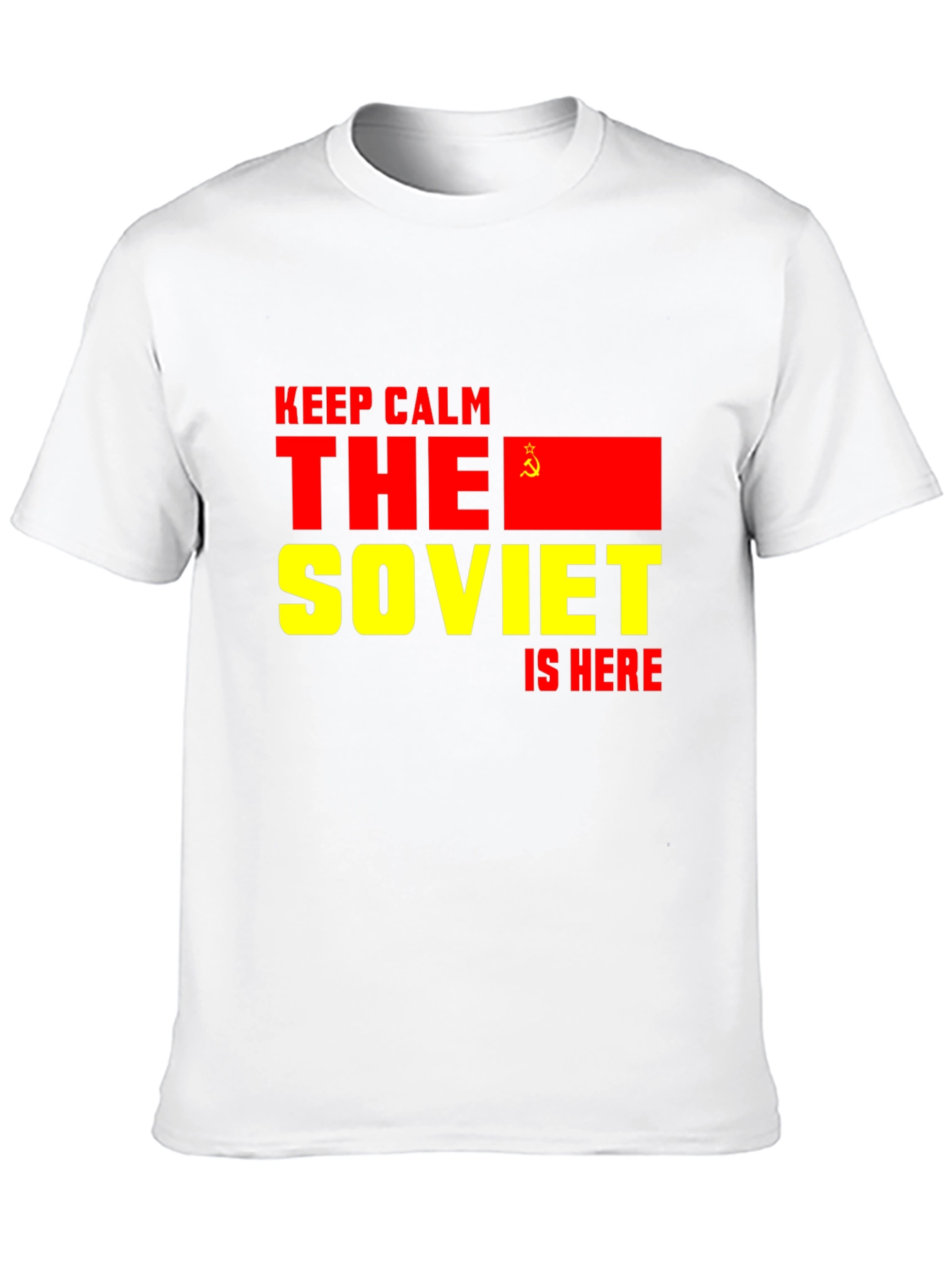 Black Soviet Is Here T-Shirt - Keep Calm Design view 10