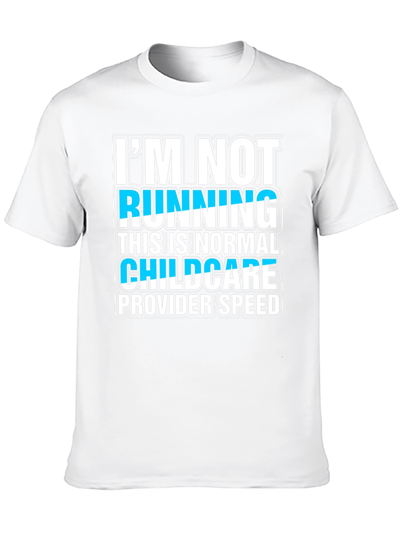 Black Childcare Provider Speed T-Shirt Funny Gift view 10