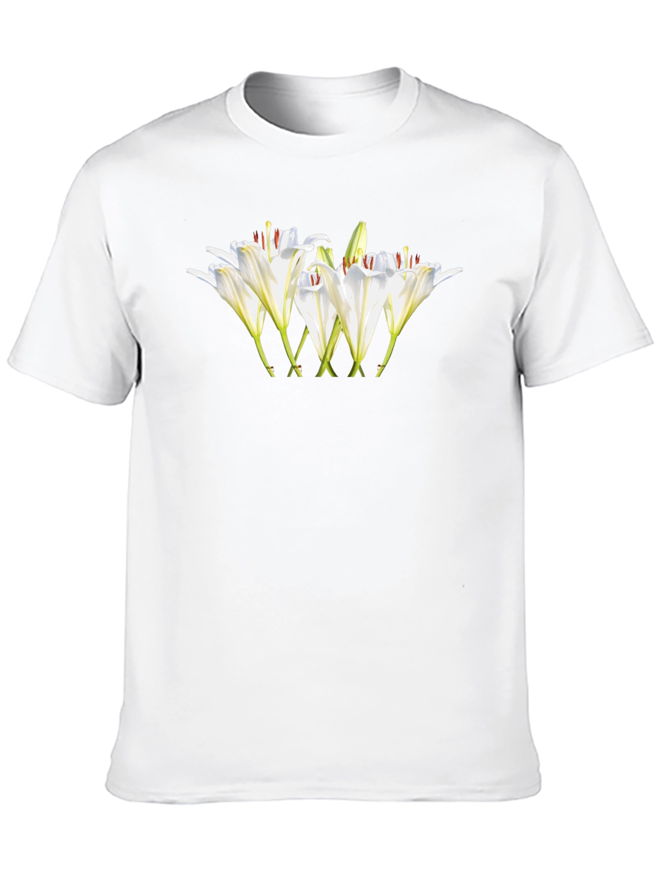 Black Lily Graphic Tee - Classic Black T-Shirt view 10