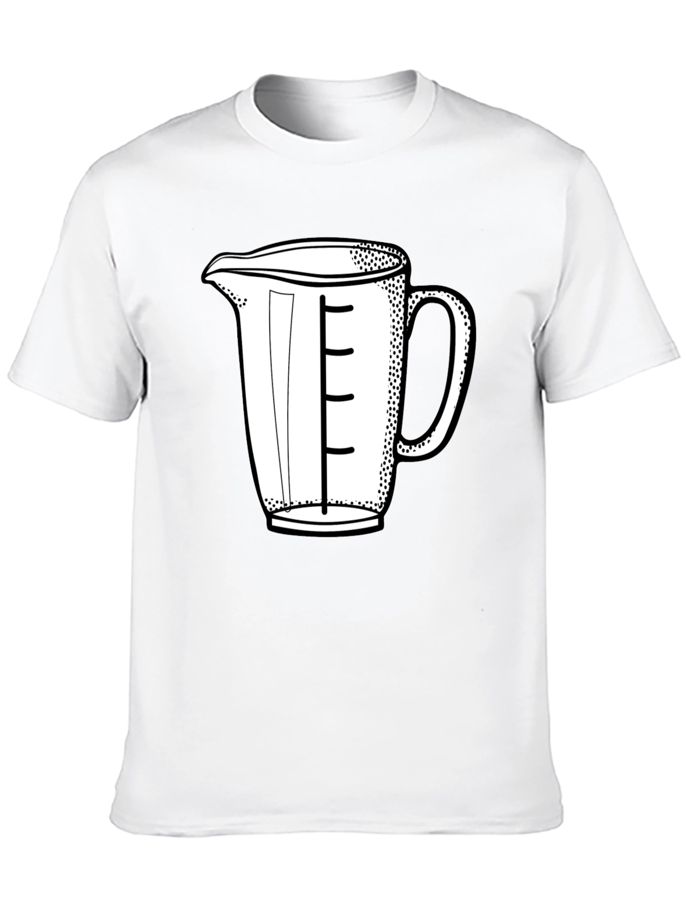 Black Measuring Cup Graphic T-Shirt view 10