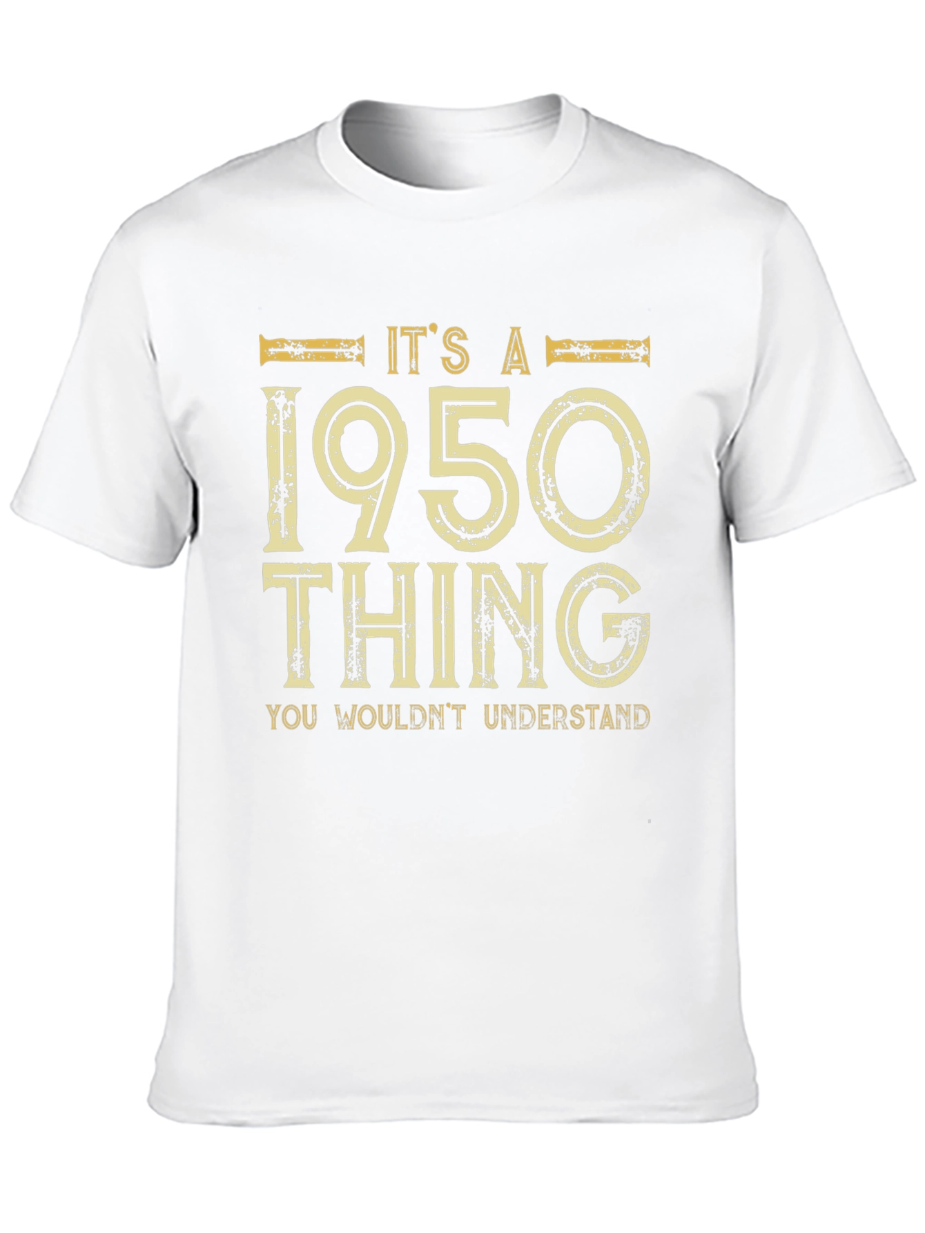 Black It's a 1950 Thing T-Shirt view 10