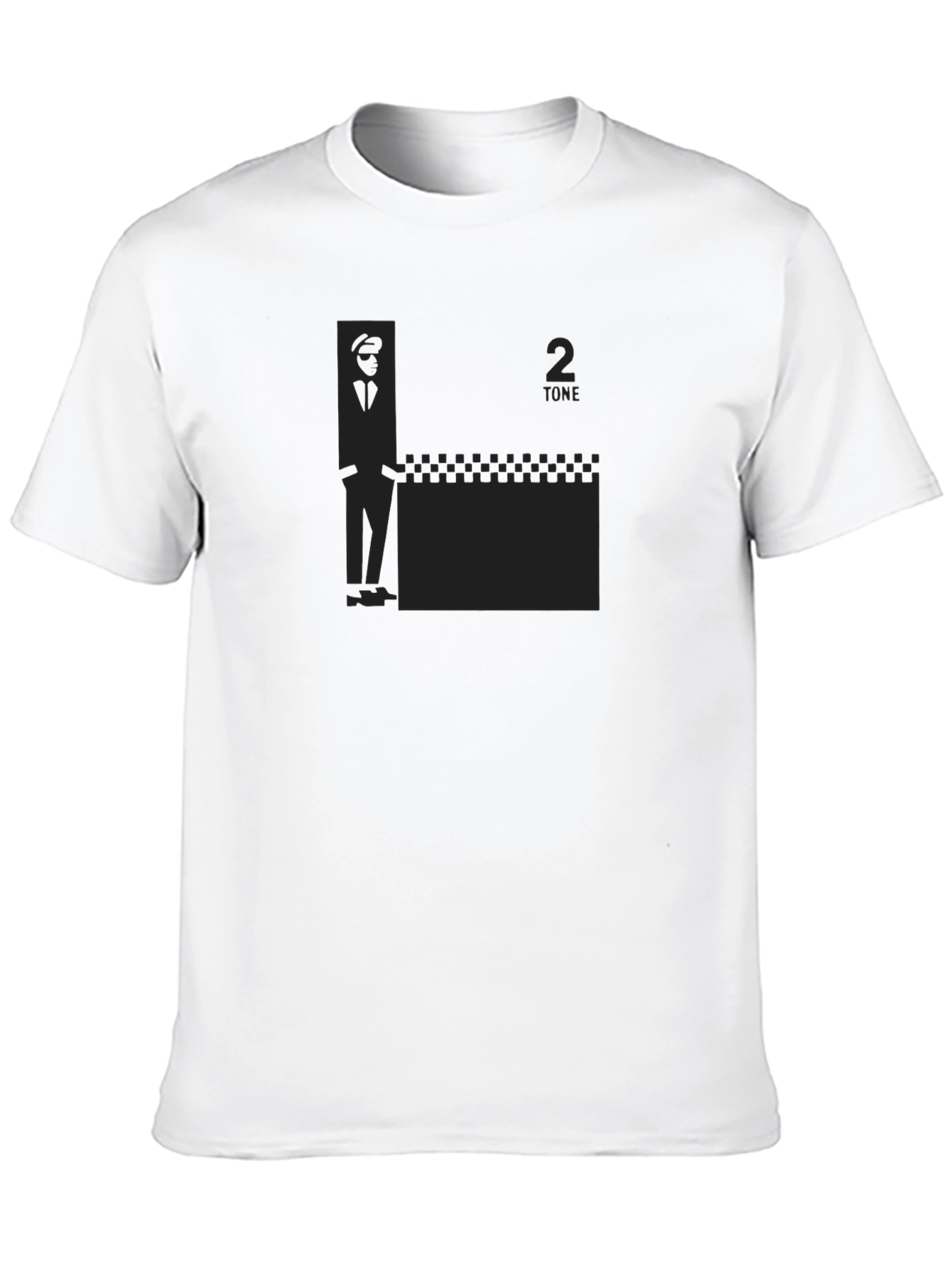 Black 2 Tone Records Style Graphic Black T-Shirt view 10