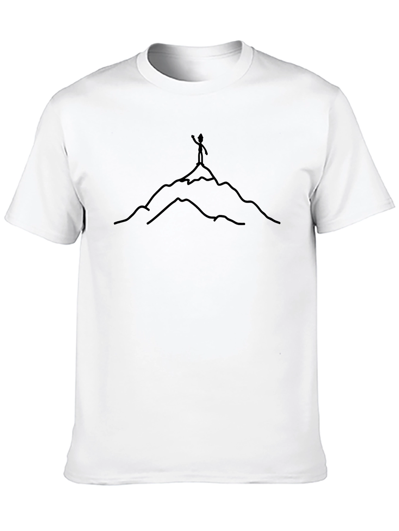 Black Mountain Climber Graphic Tee - Black view 10