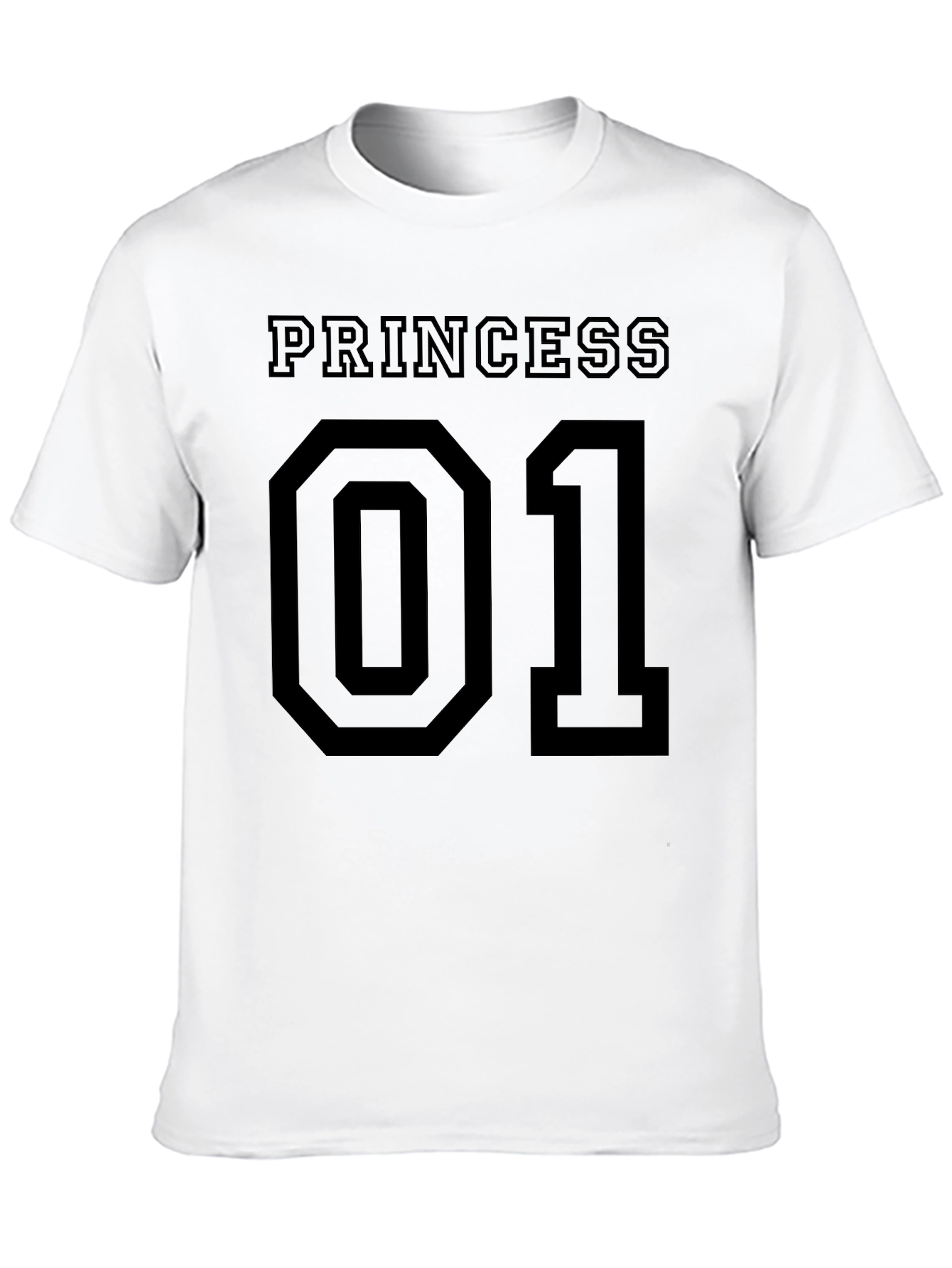Black Princess 01 Black Graphic T-Shirt view 10