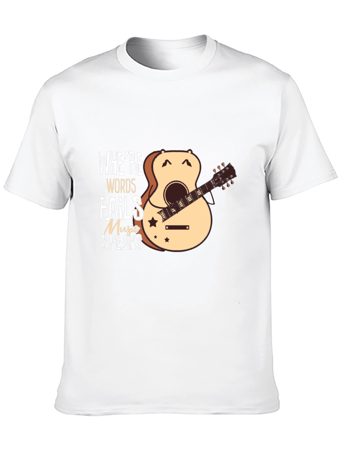 Music Speaks Men's Graphic Tee - 10