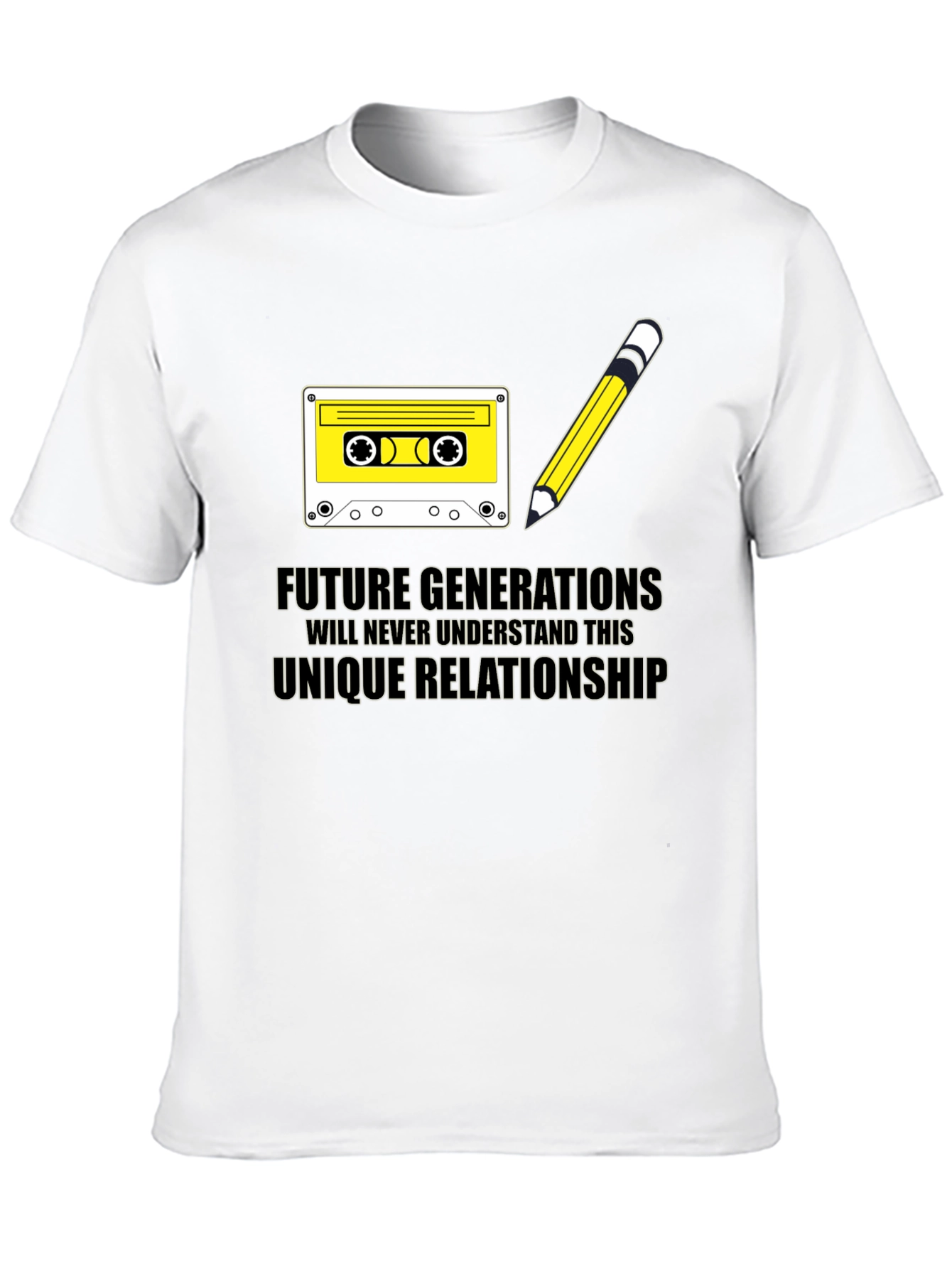 Black Future Generations Unique Relationship Cassette Tape T-Shirt view 10