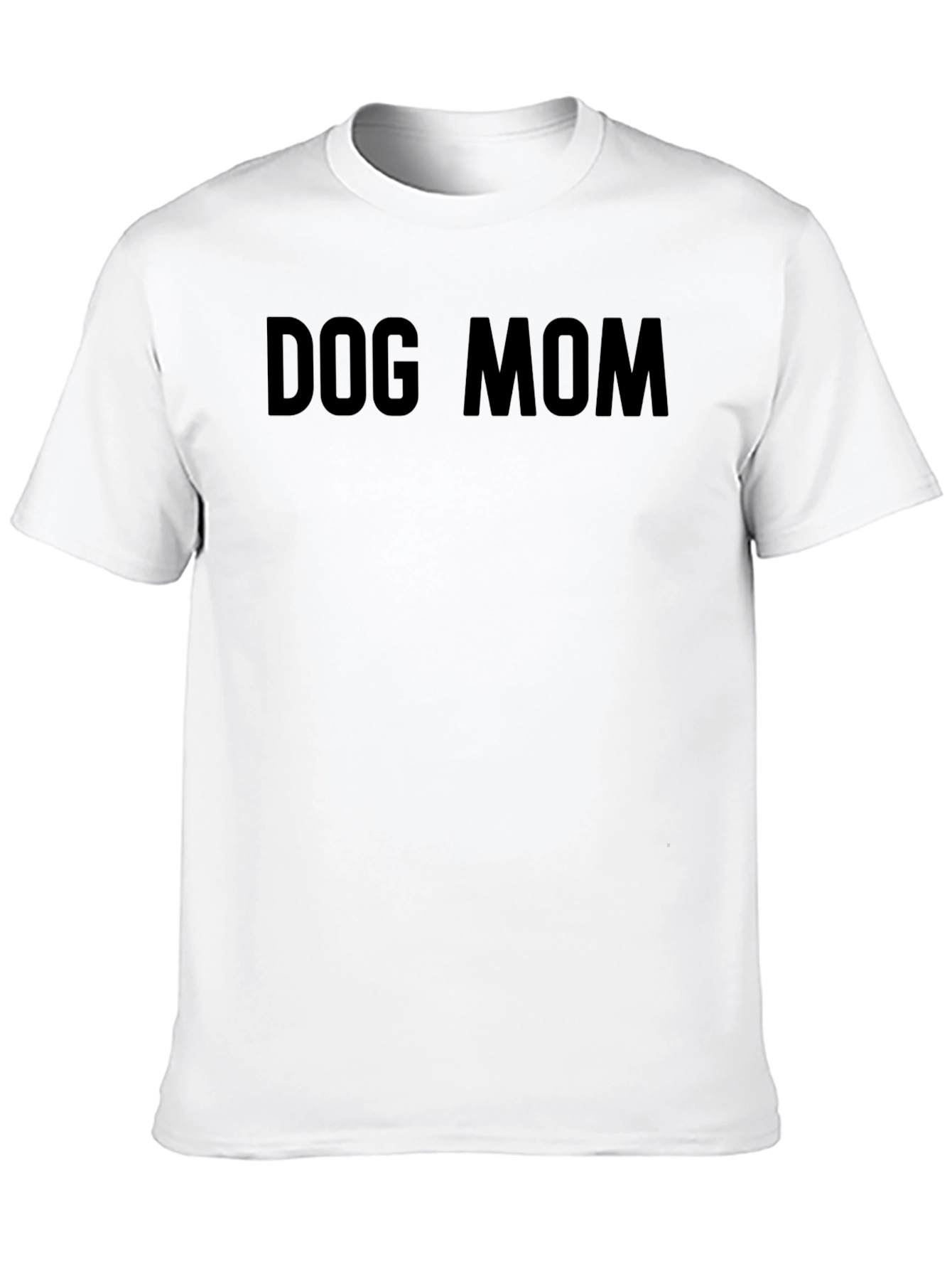 Black Dog Mom Black T-Shirt view 10