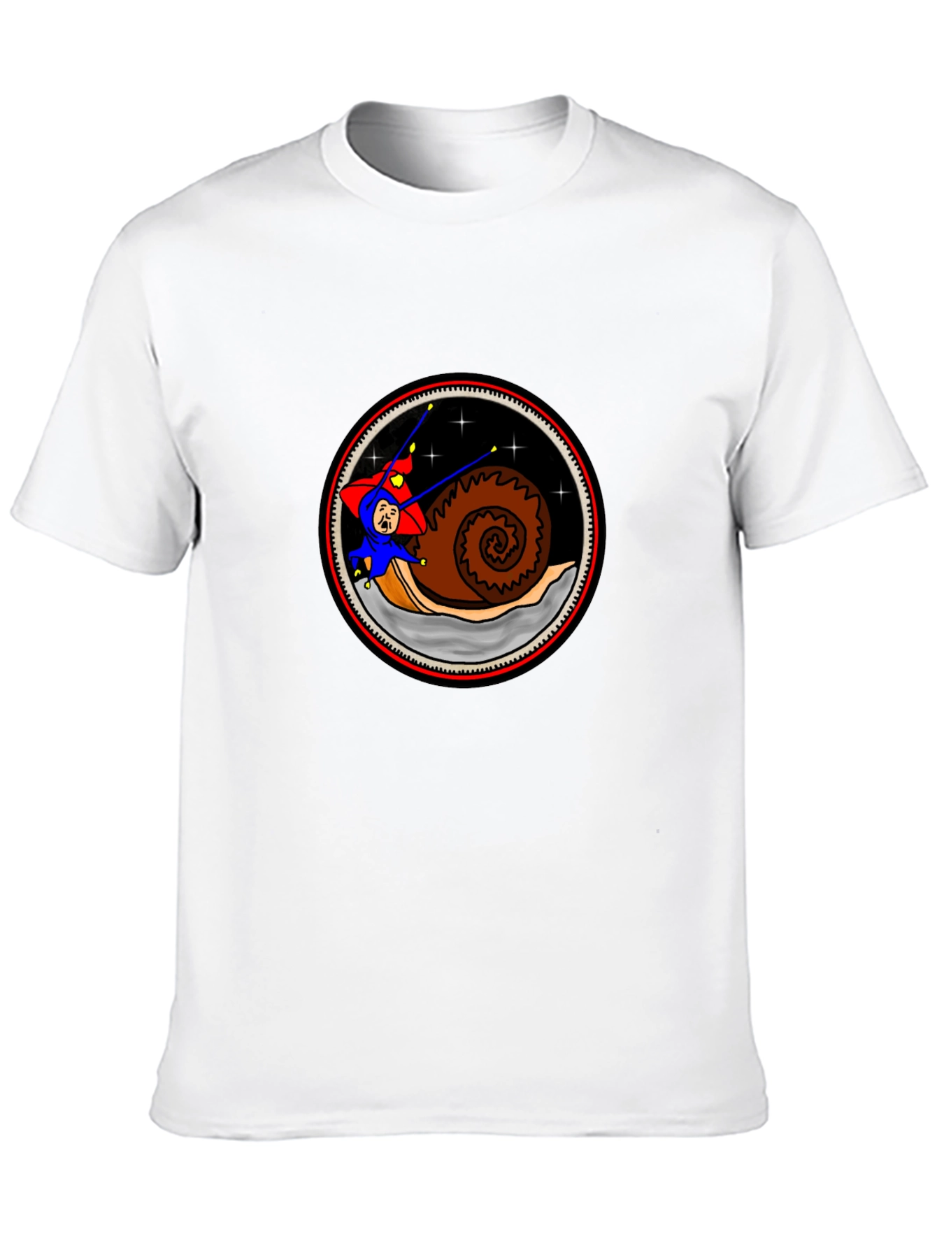 Snail Rider Graphic Tee - Unique Cartoon Design - 10