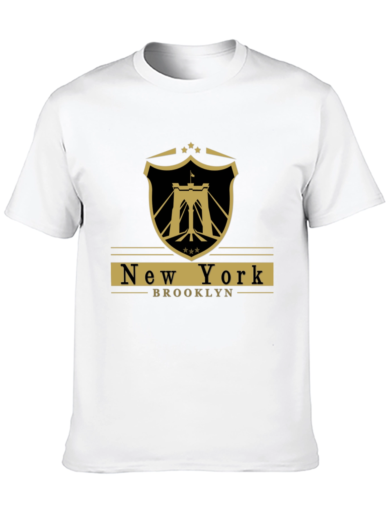 Black New York Brooklyn Black Graphic T-Shirt view 10