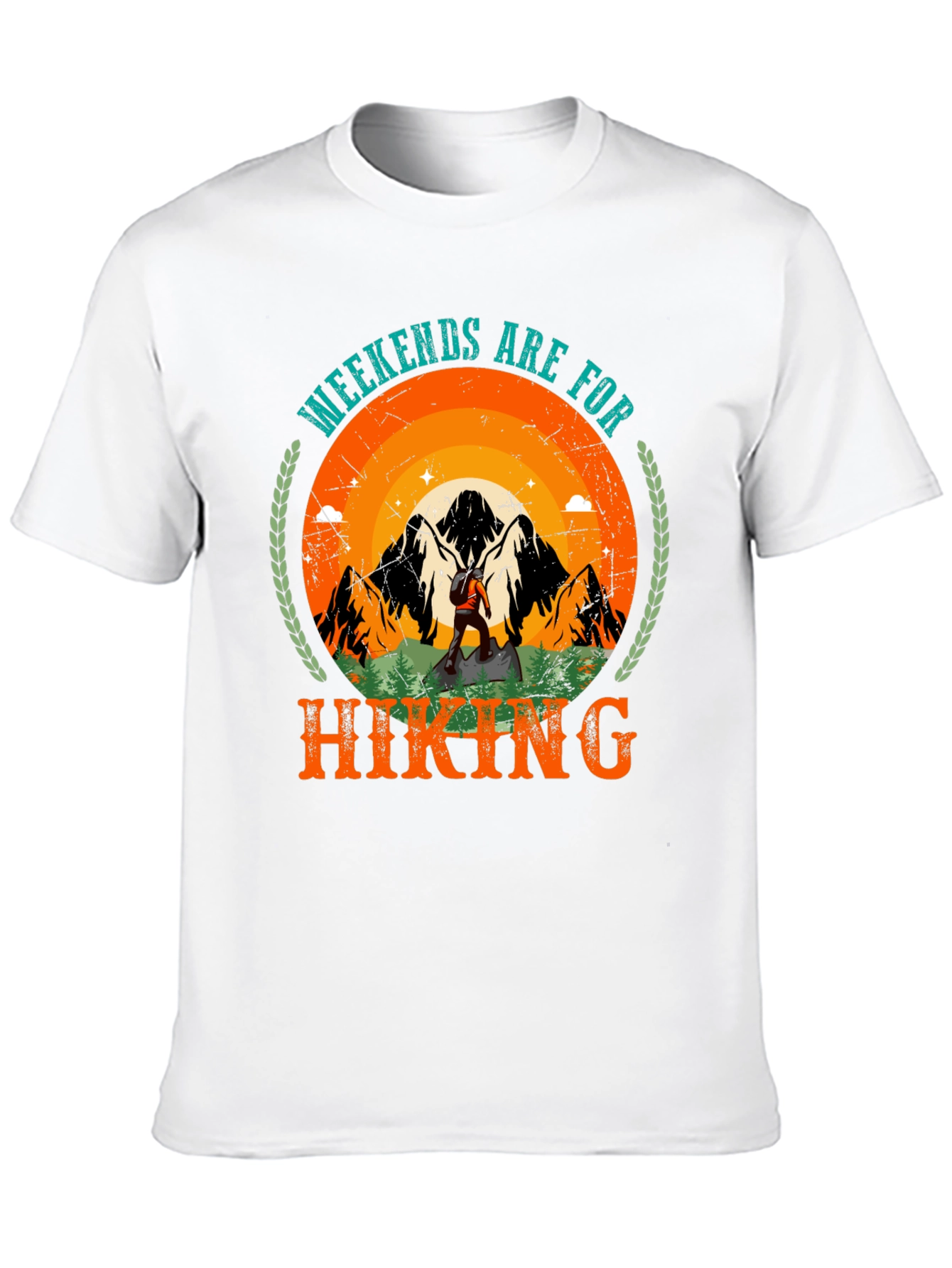 Black Weekend Hiking Graphic Tee view 10