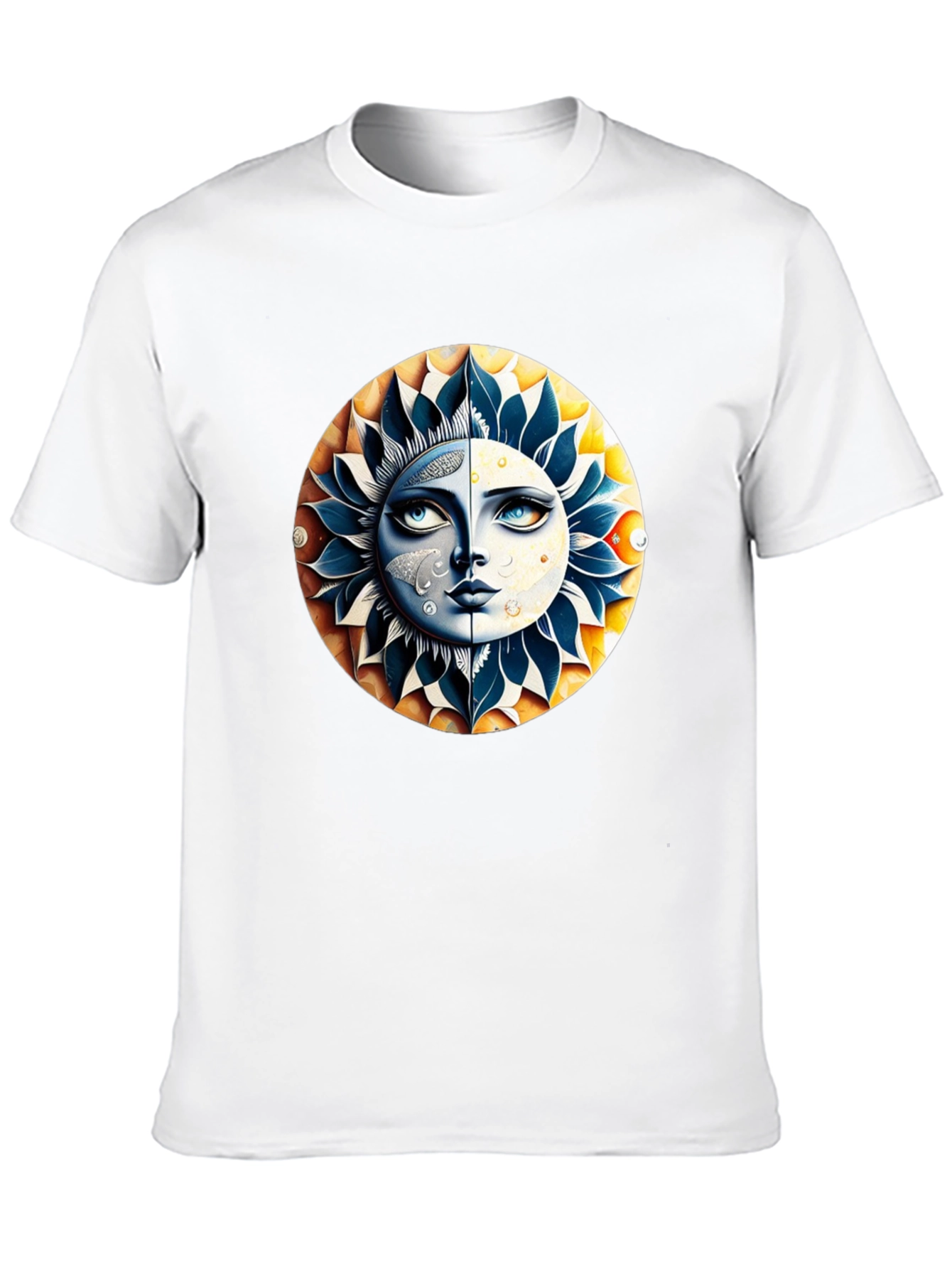 Black Celestial Sun & Moon Graphic Tee view 10